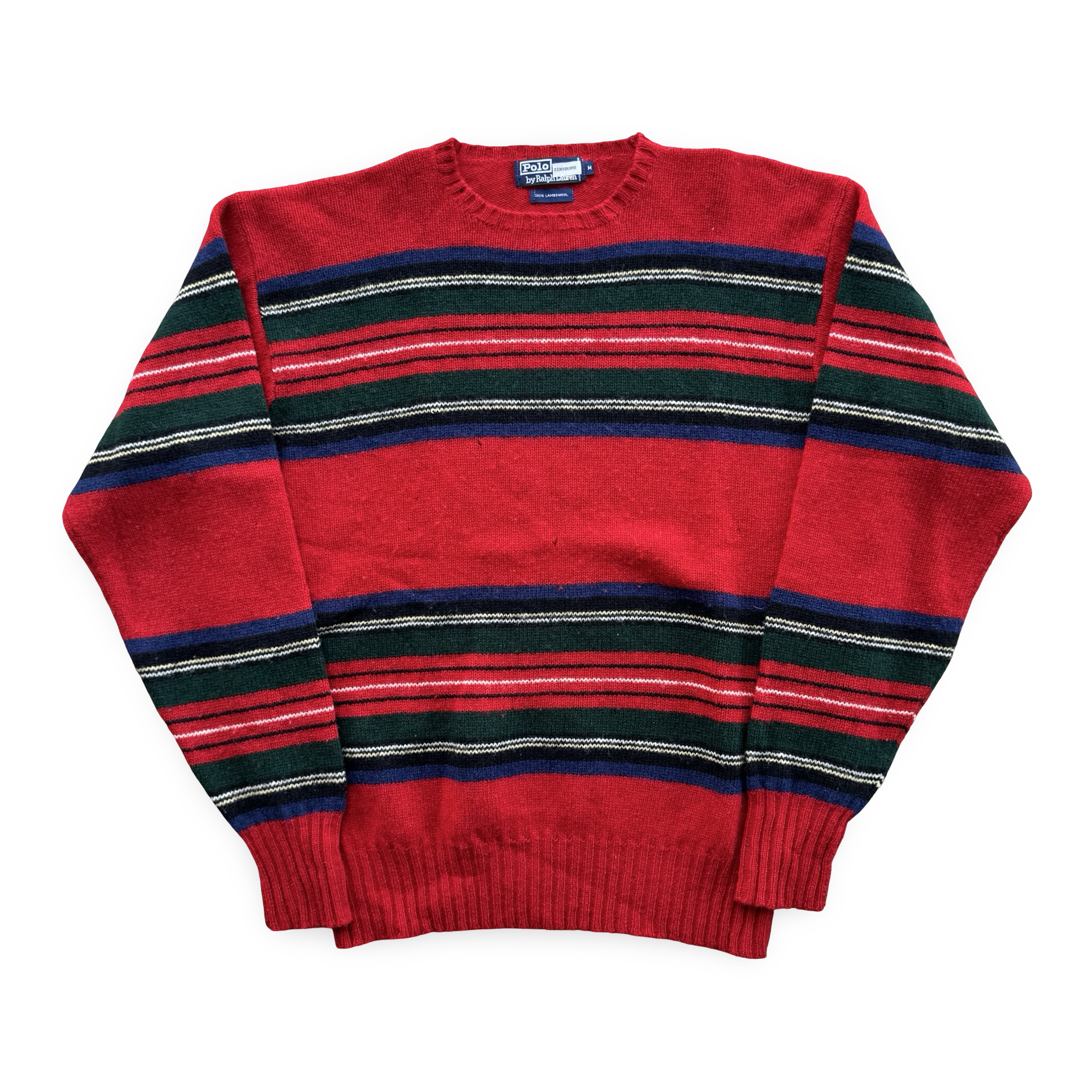 Vintage Red Ralph Lauren Lambs Wool Sweater (M)