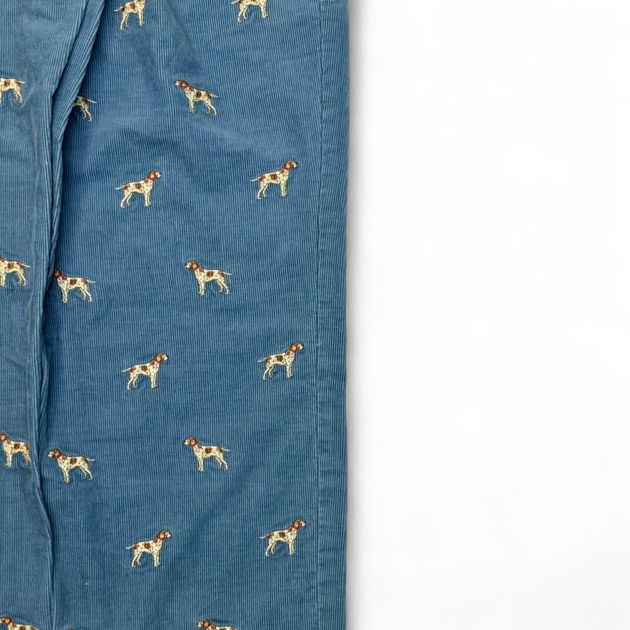 2000s Polo Ralph Lauren Embroidered Corduroy Trousers (38x34)