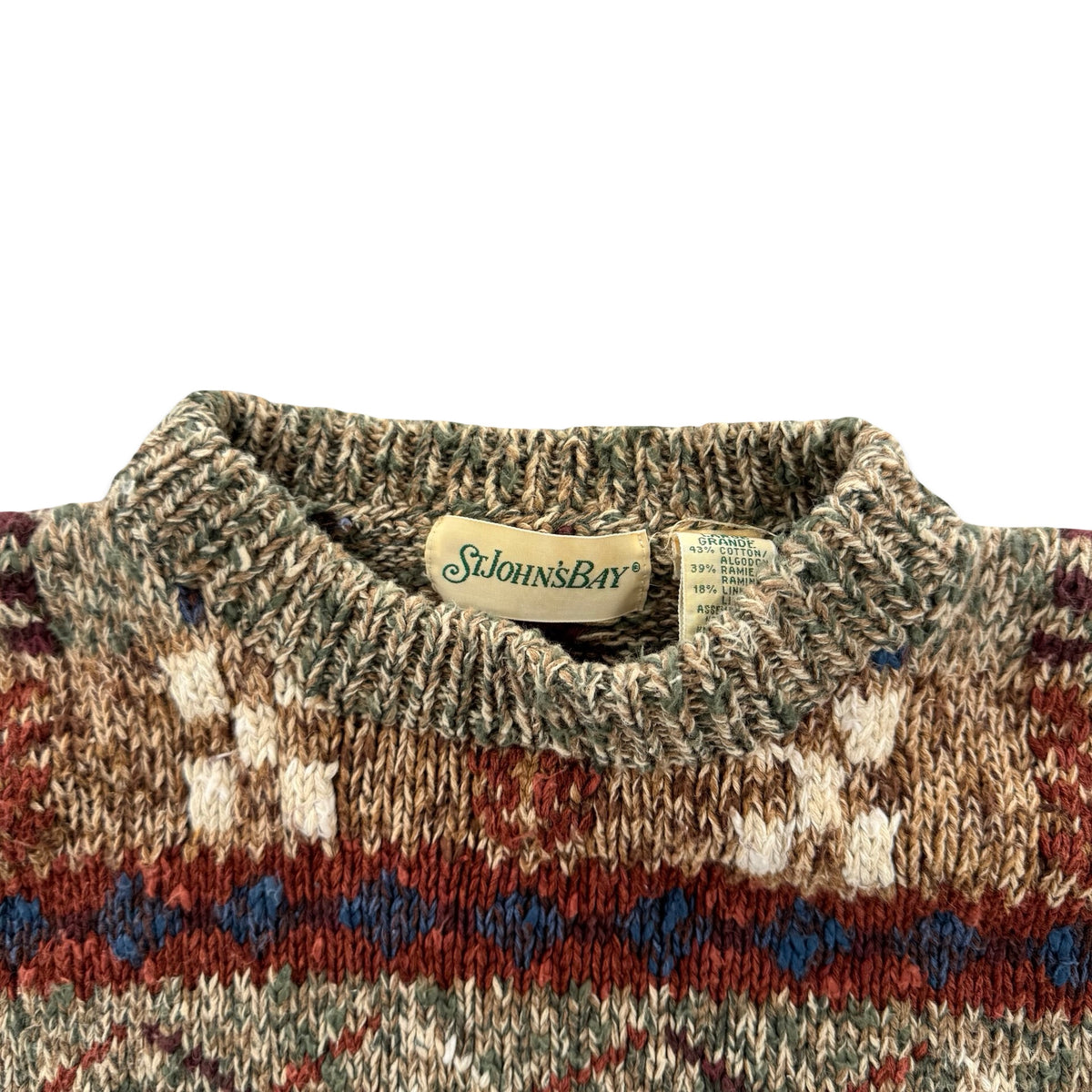Vintage St.John’s Bay Knit Sweater (L)