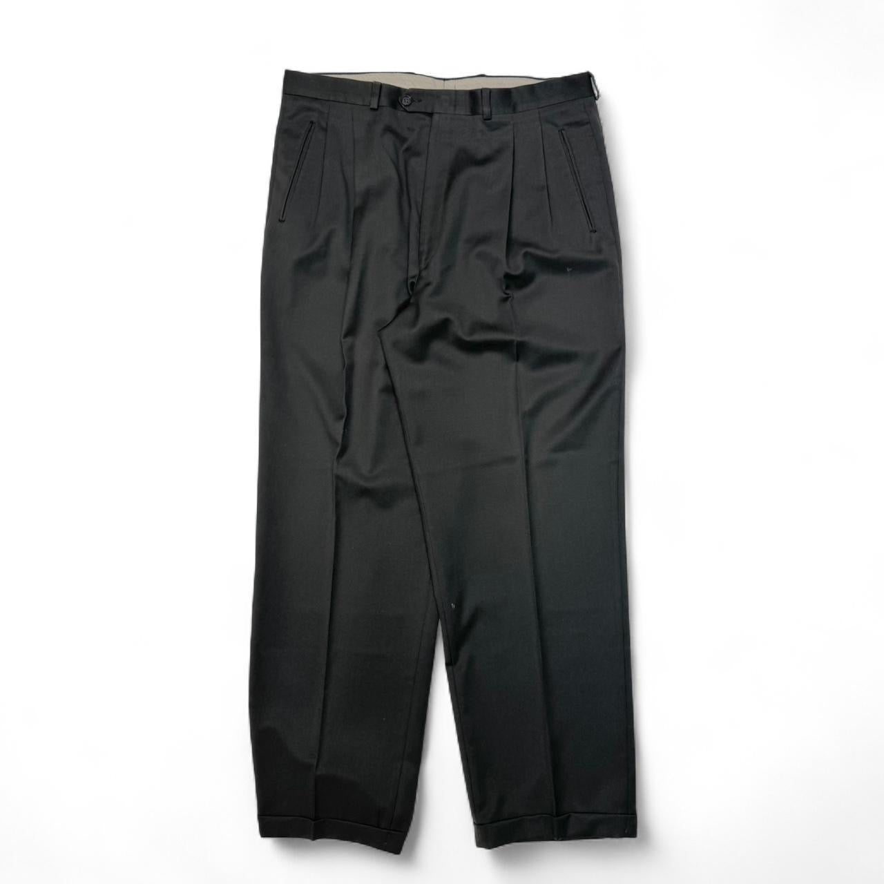 Vintage Yves Saint Laurent Forest Green Dress Pants (36x30)