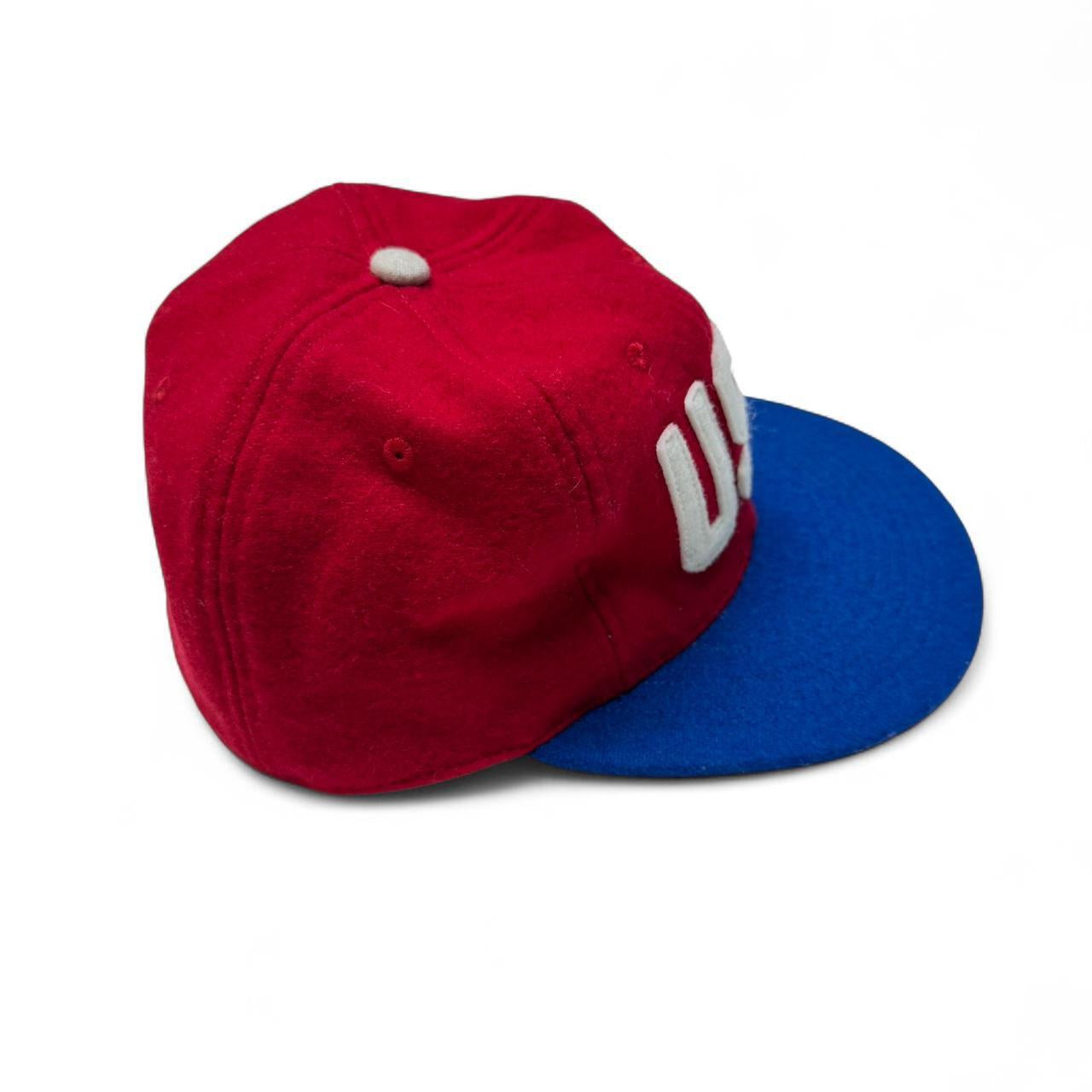 Vintage Ebbets Field Flannels USA Olympics Fitted Hat (7 1/4)