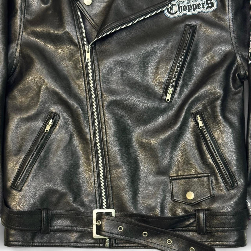 Orange County Choppers Pleather Biker Jacket (S/M Mens 10/12 Women’s )