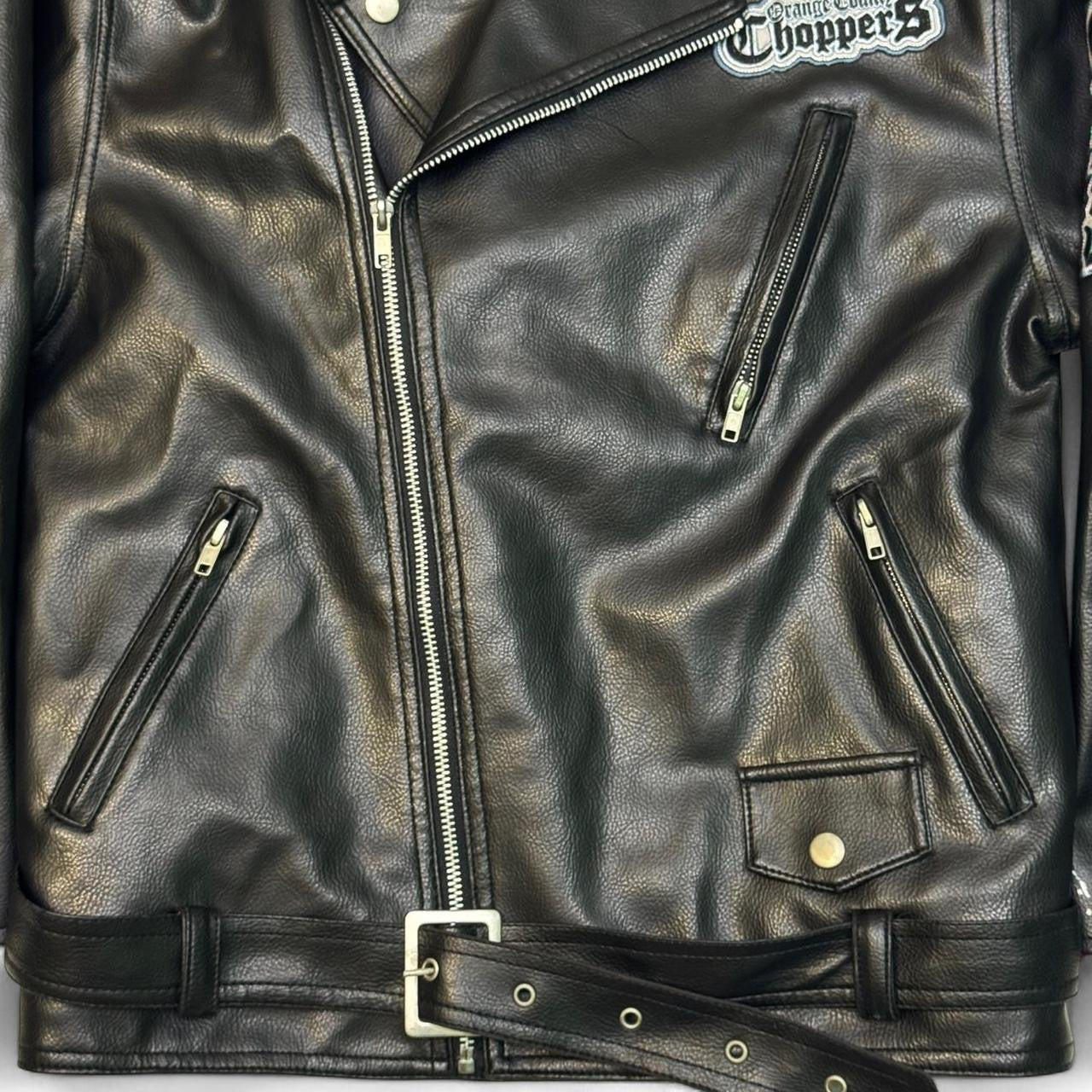 Orange County Choppers Pleather Biker Jacket (S/M Mens 10/12 Women’s )