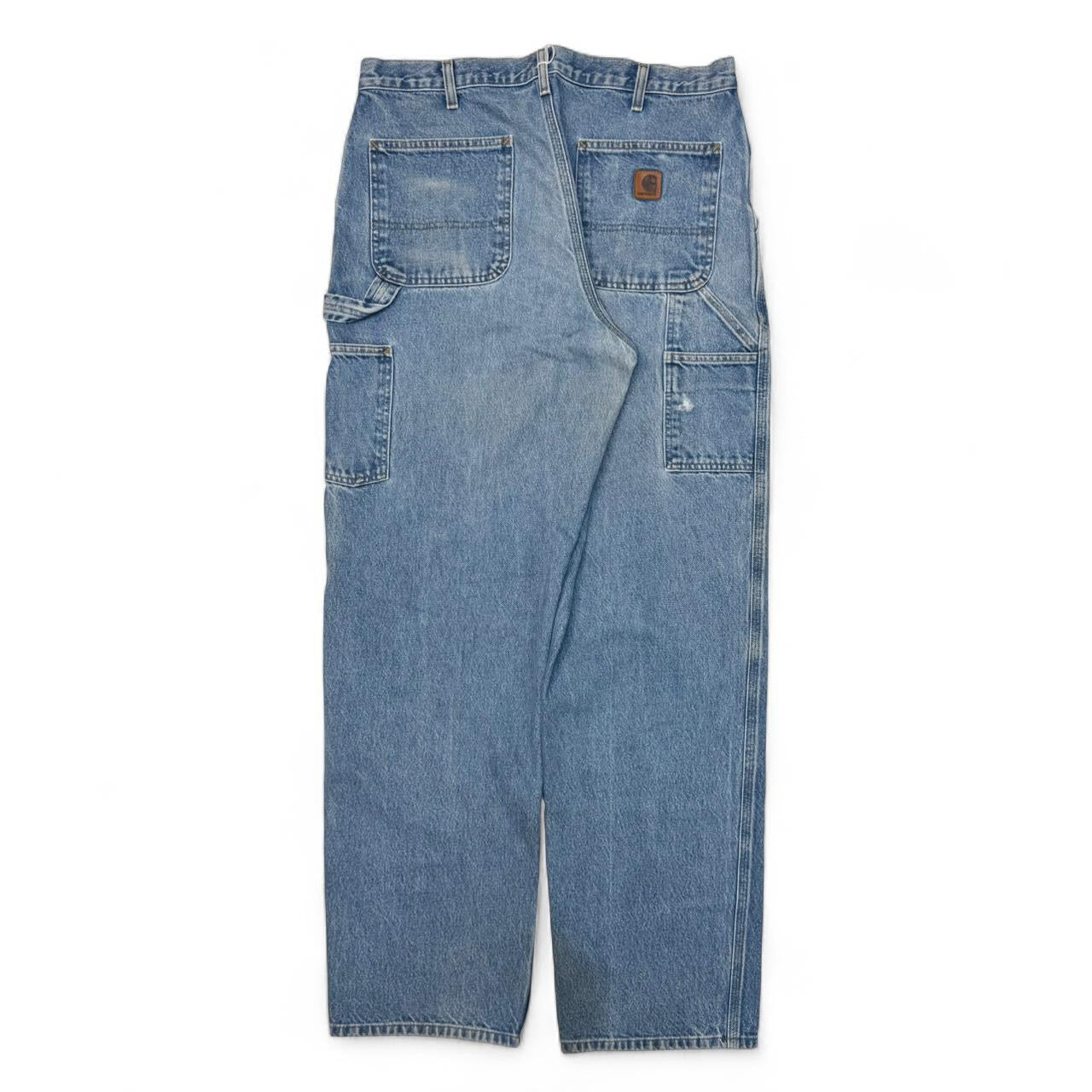 Vintage Carhartt Carpenter Blue Jeans (36x34)