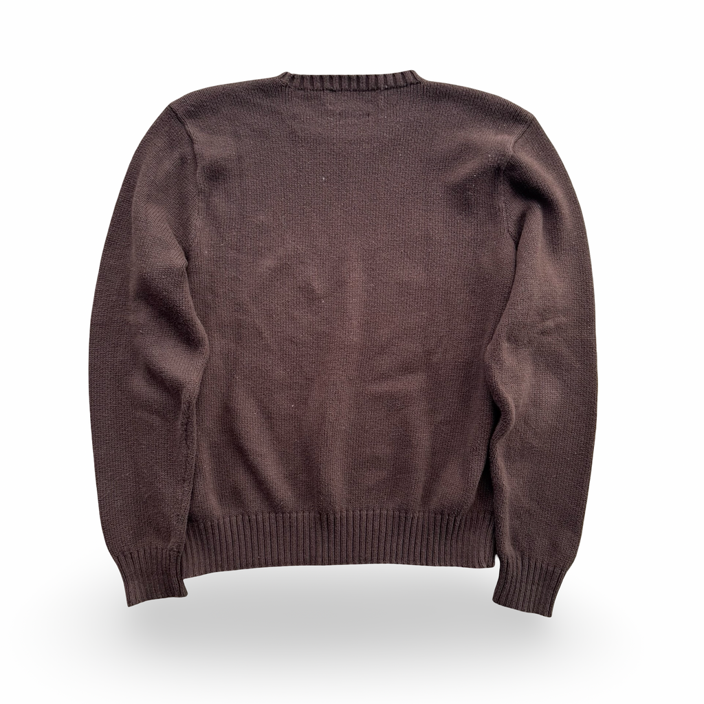 Vintage Brown Ralph Lauren Knit Sweater (L)