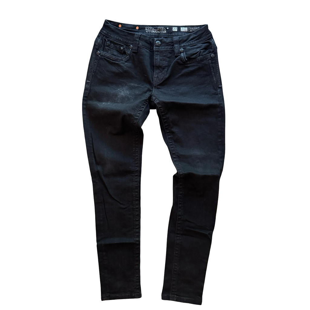 2000s Miss Me Embroidered Jeans (30x31)