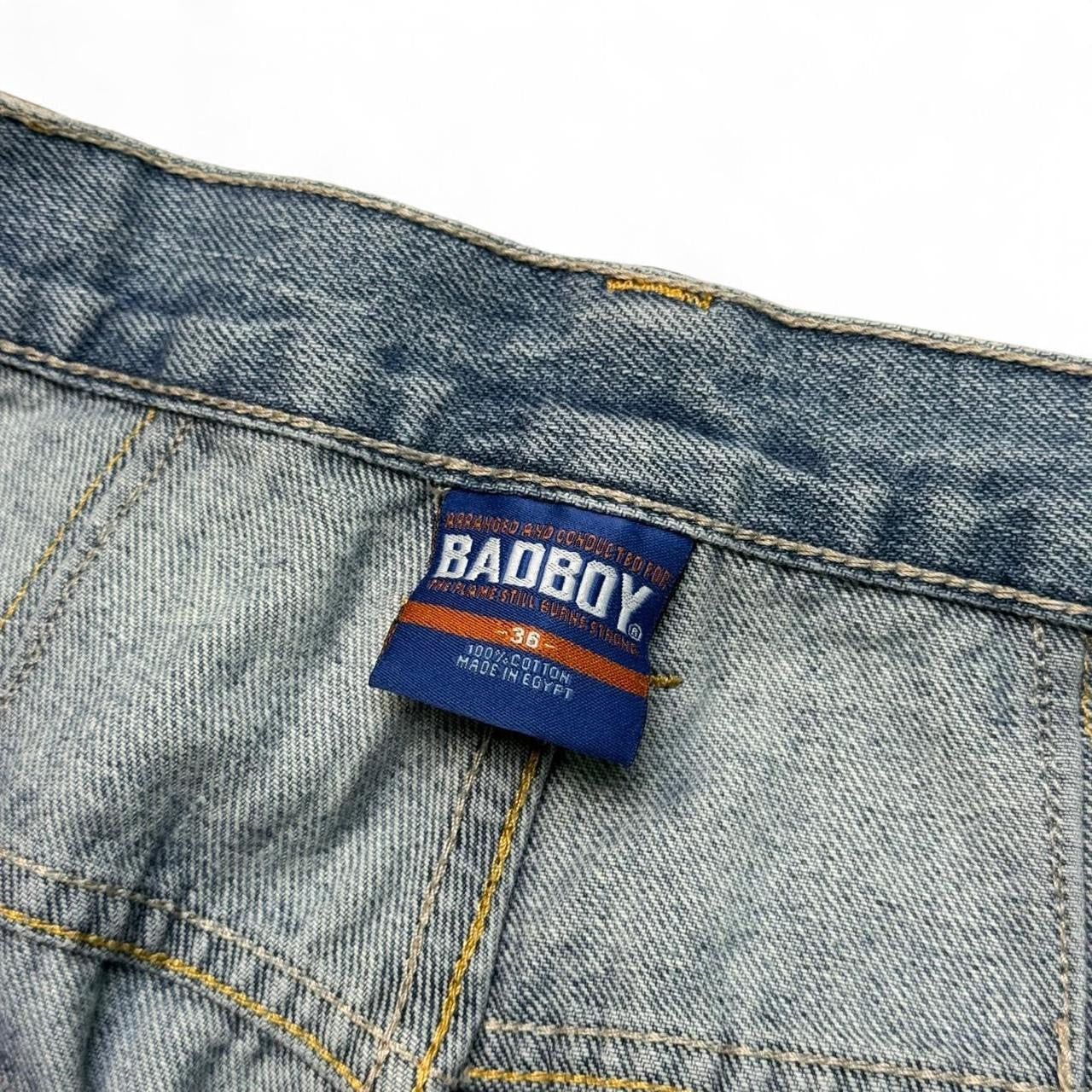 2000s Bad Boy Denim Embroidered Jeans (36x30