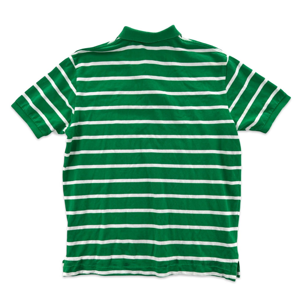 Green Striped Ralph Lauren Polo (XL)
