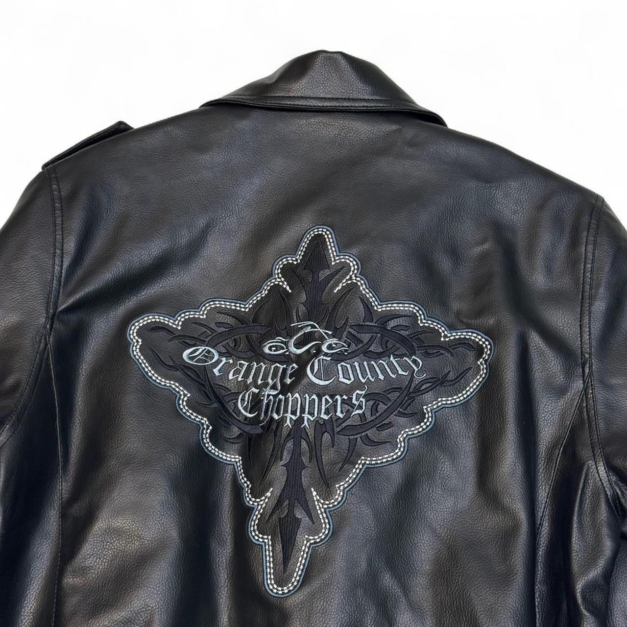 Orange County Choppers Pleather Biker Jacket (S/M Mens 10/12 Women’s )