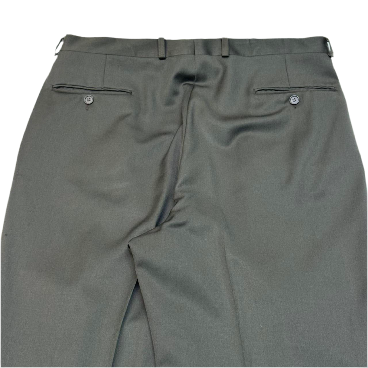 Vintage Yves Saint Laurent Forest Green Dress Pants (36x30)