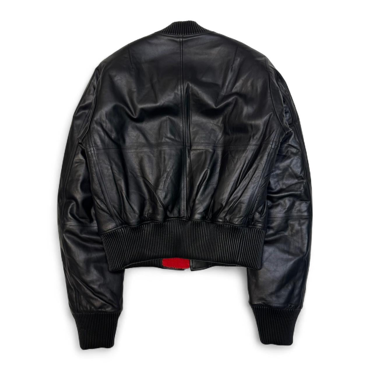 VLONE F/W 2019 Unreleased Runway Sheep Skin Leather Bomber Jacket (M)