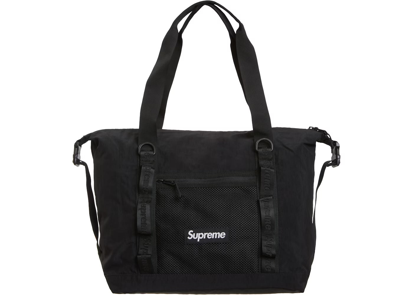 Black Supreme Zip Tote Bag F/W 2020