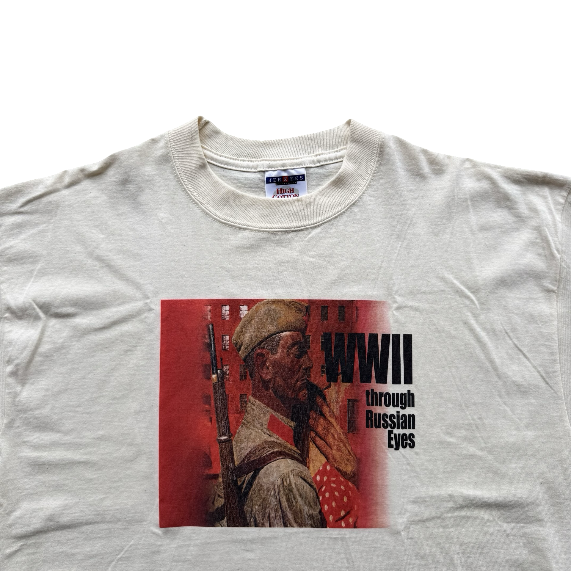 Vintage Ivory WWII Through Russian Eyes Tee (M)