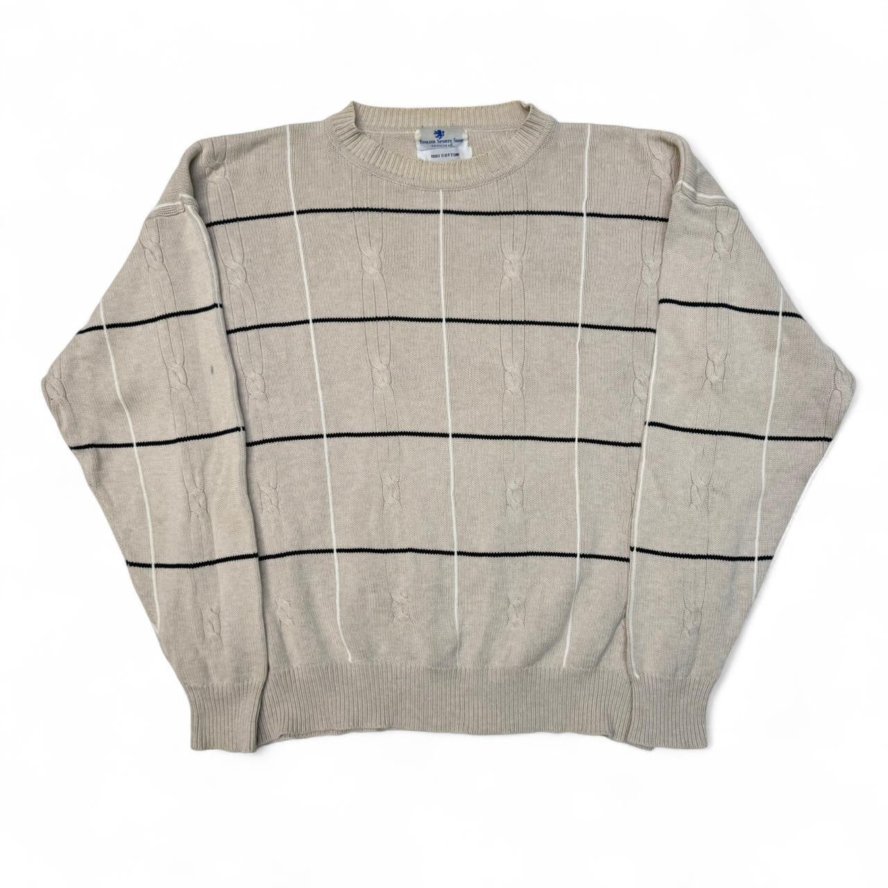 Vintage English Sports Shop Knit Sweatwer (L)