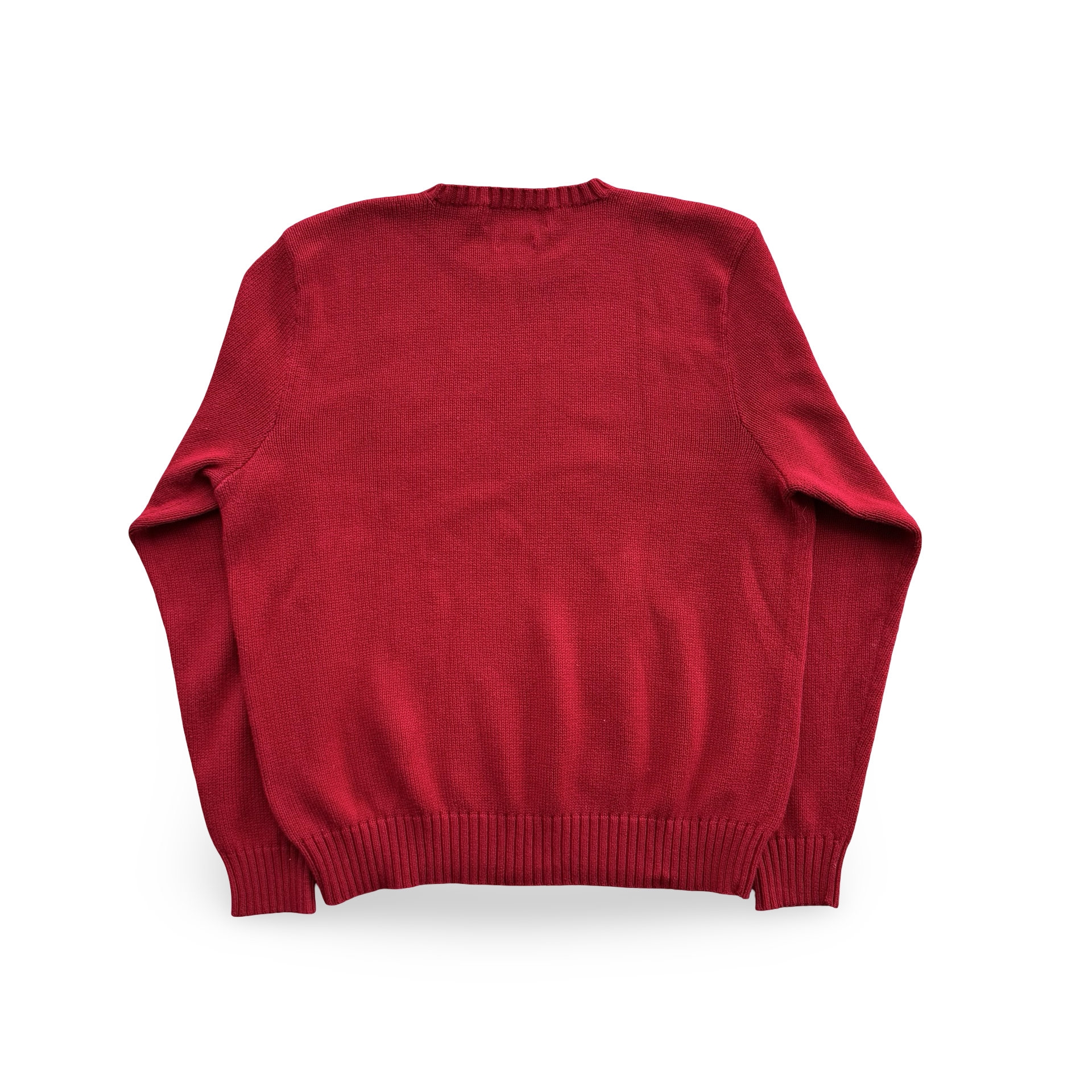 Vintage Red Ralph Lauren Knit Sweater (L)