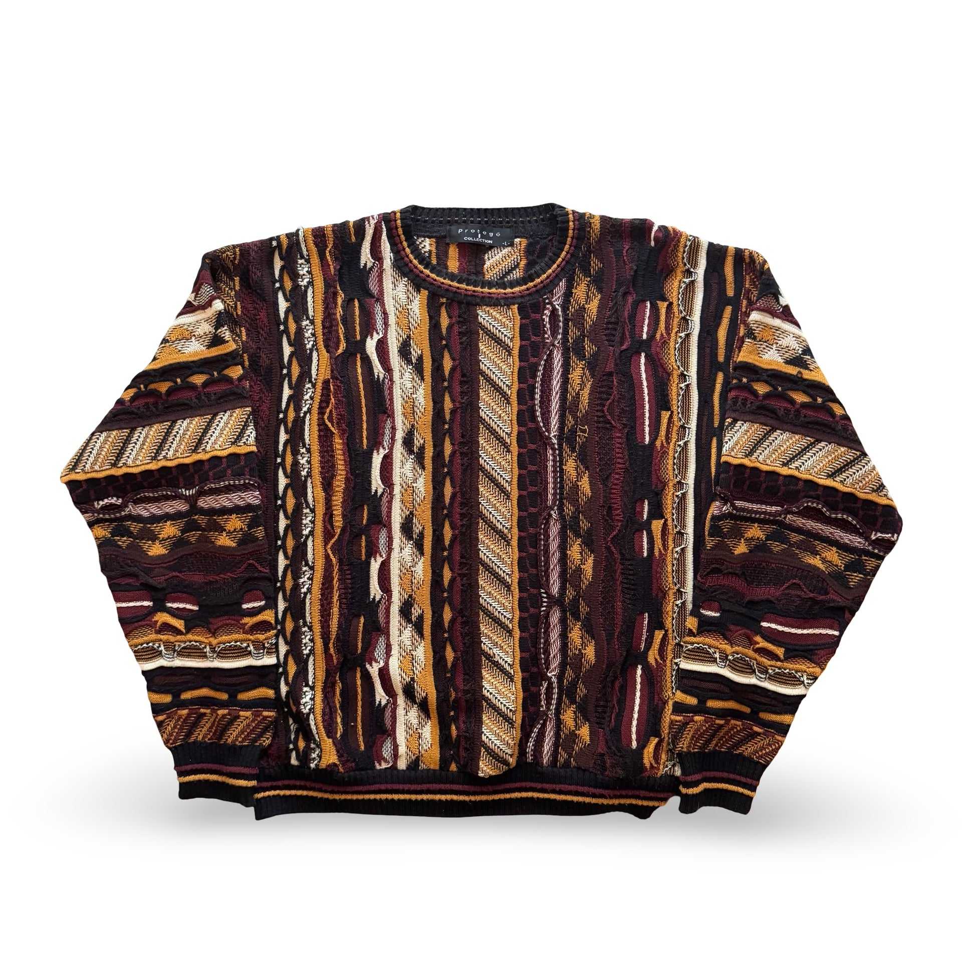 90s Protegē 3D Knit Sweater (L)