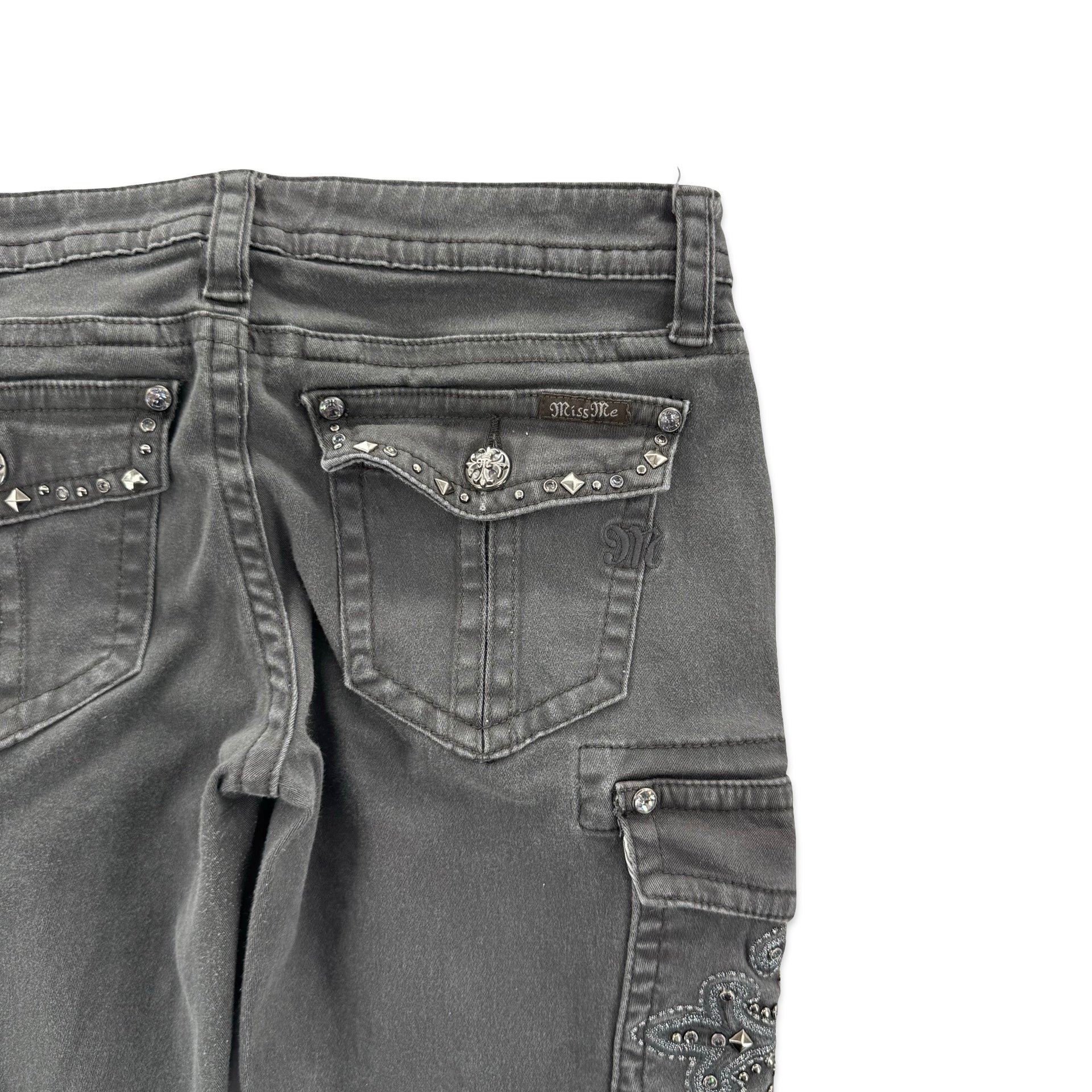 Grey Miss Me Cargos (28x27)