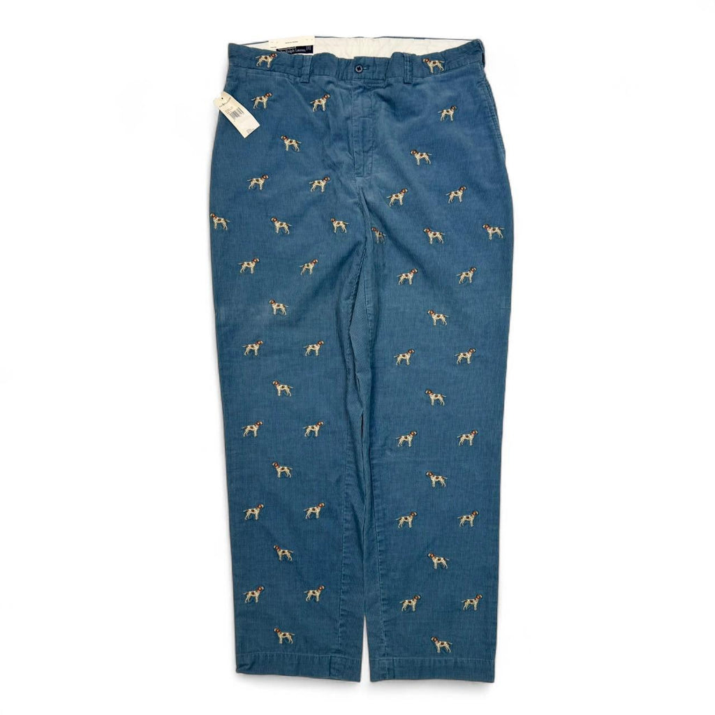 2000s Polo Ralph Lauren Embroidered Corduroy Trousers (38x34)