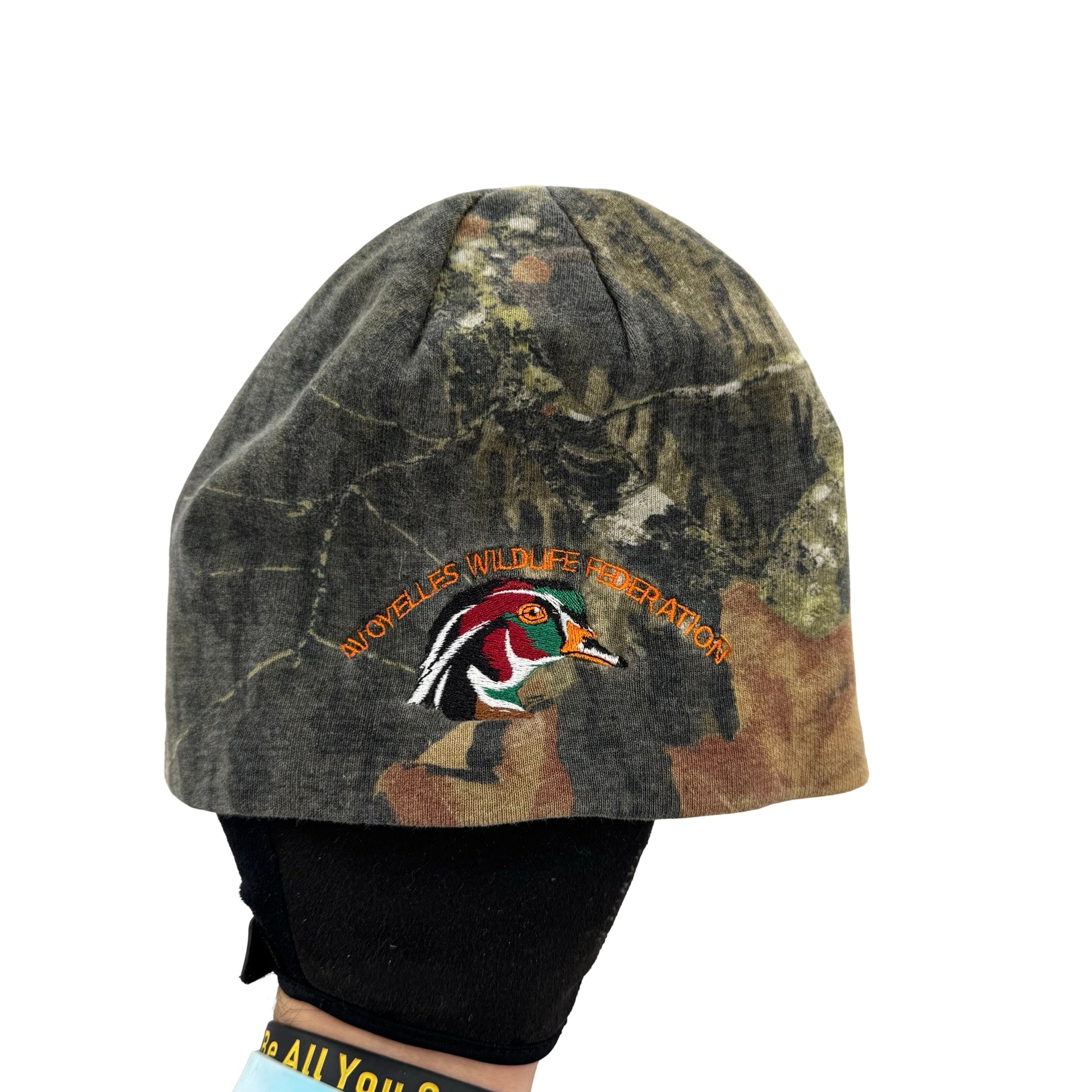 Vintage Wildlife Federation Camo Skull Cap