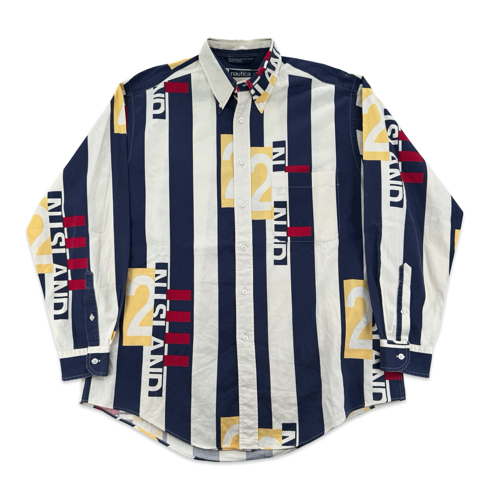 Vintage Nautica Button-Down (L)