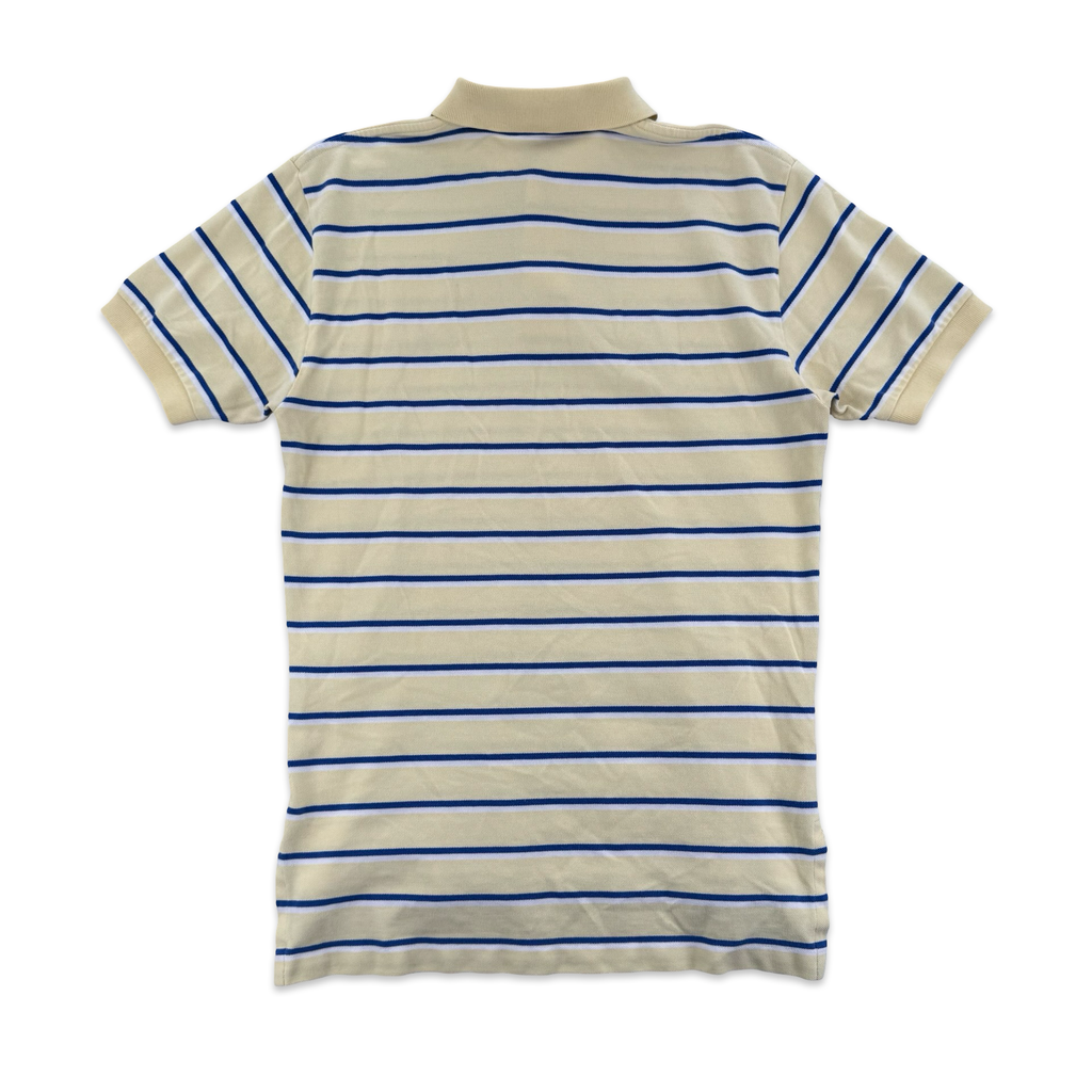 Vintage Yellow & Blue Striped Ralph Lauren Polo (S)