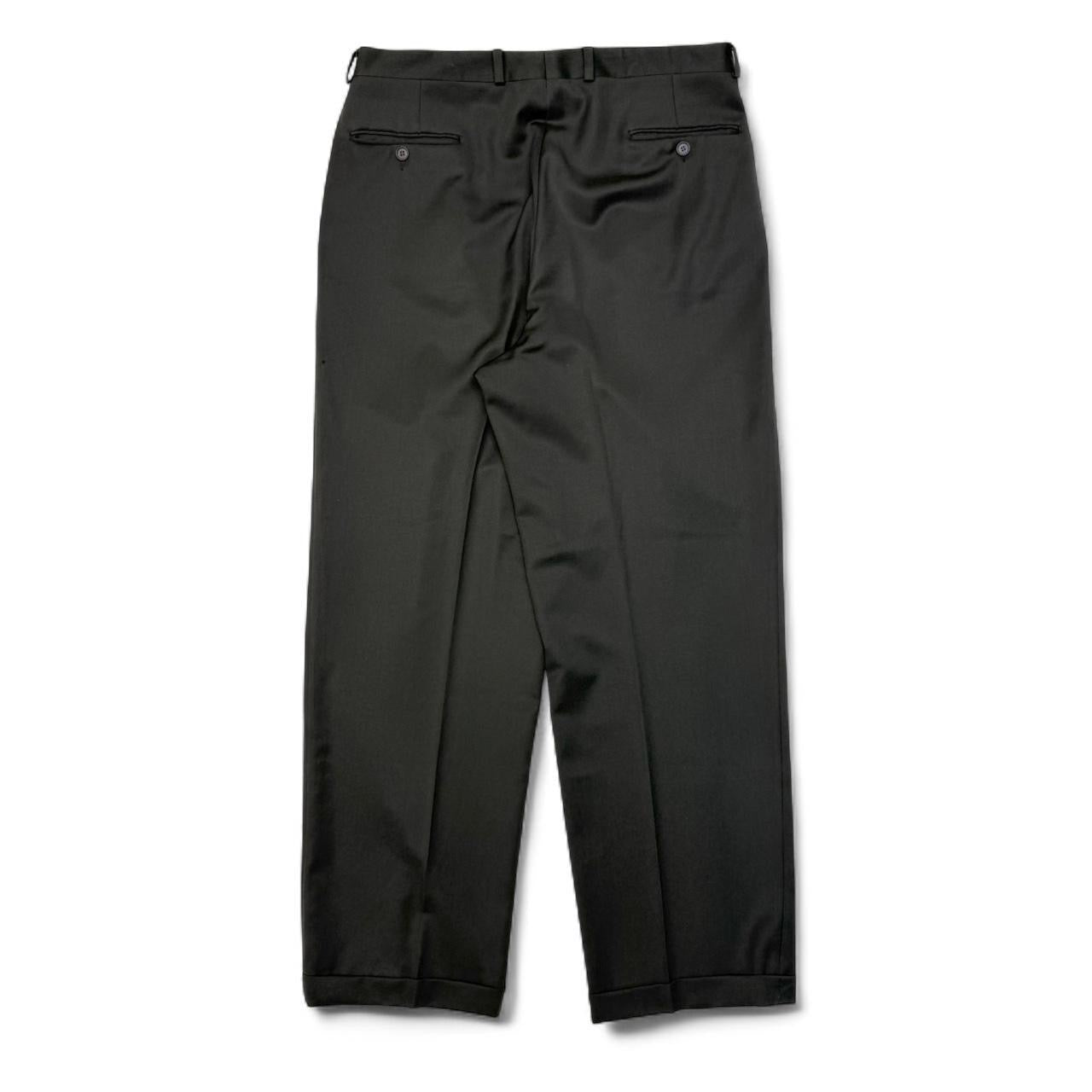 Vintage Yves Saint Laurent Forest Green Dress Pants (36x30)