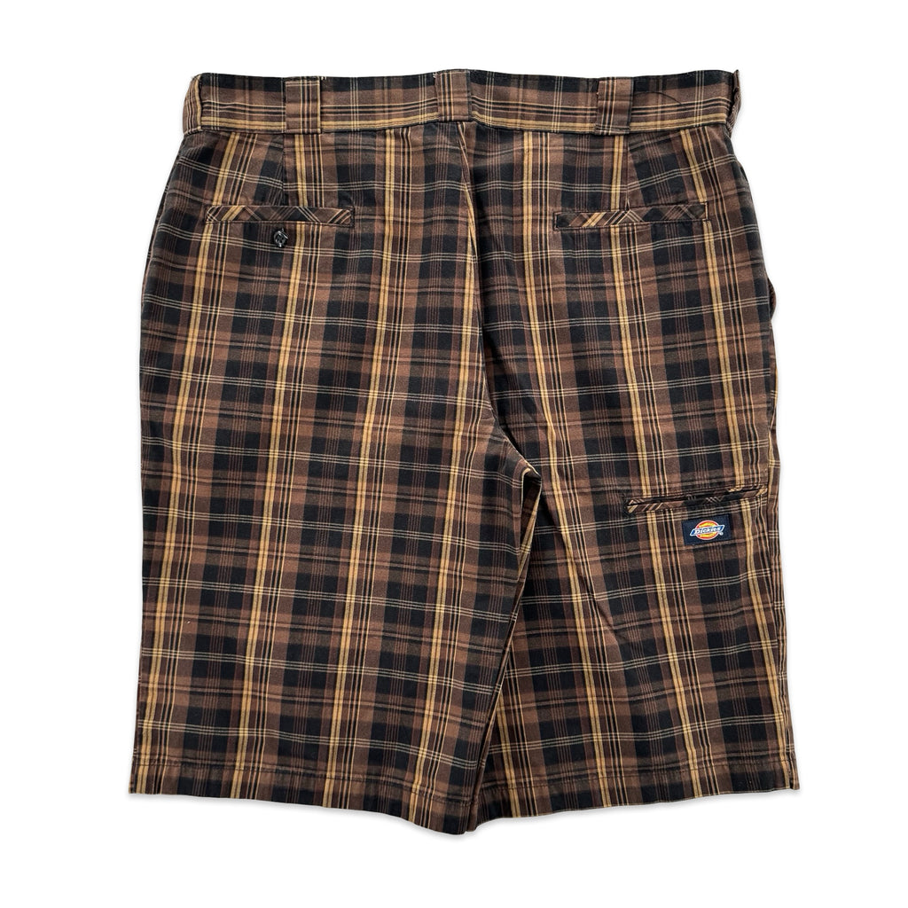 Plaid Patterned Dickies Shorts (38)