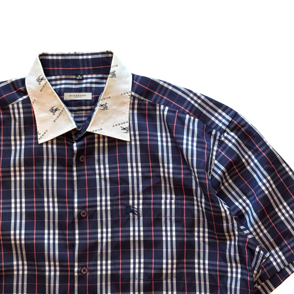 Burberry London Plaid Button Up Shirt (L/XL)