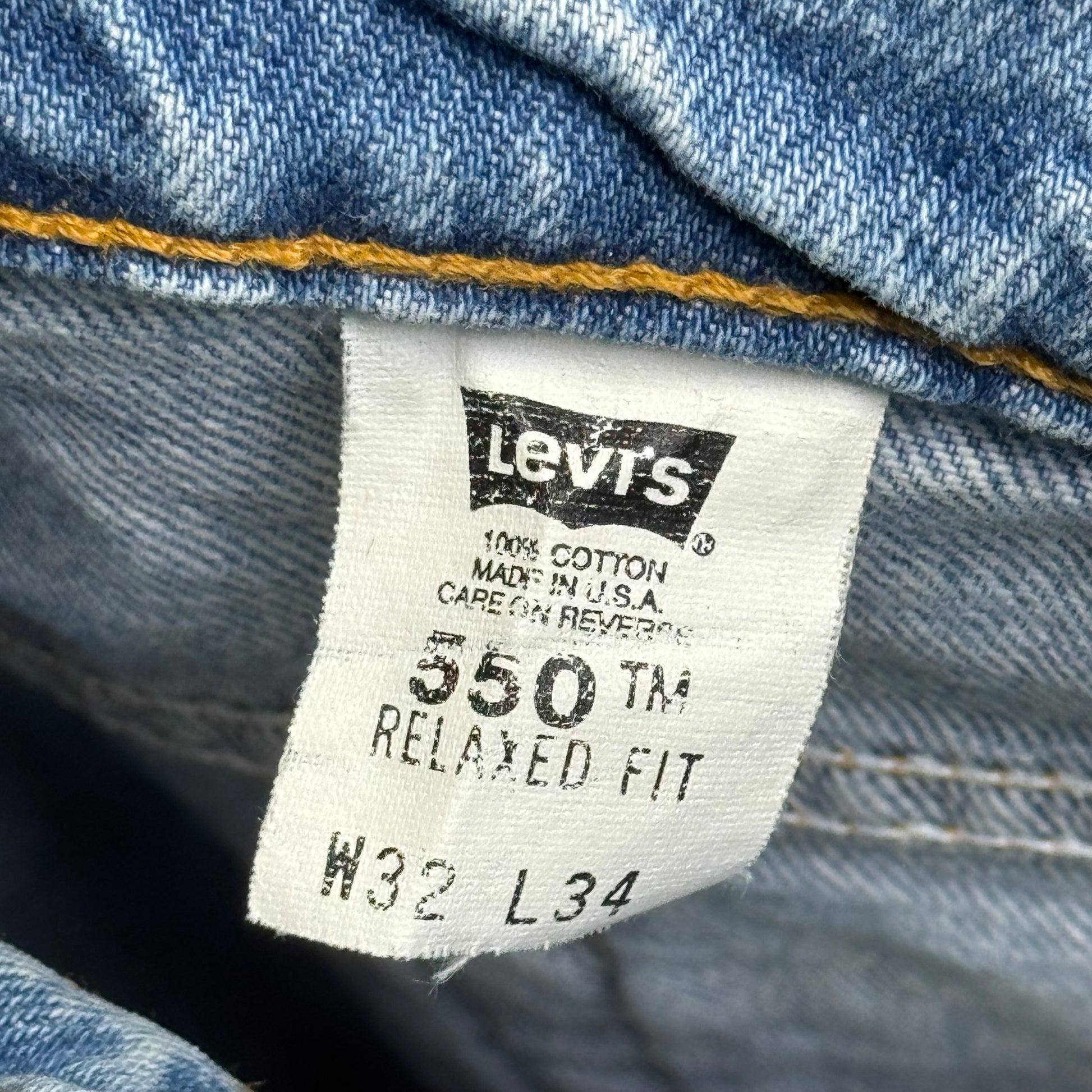90s Made In USA Levis 550 Denim