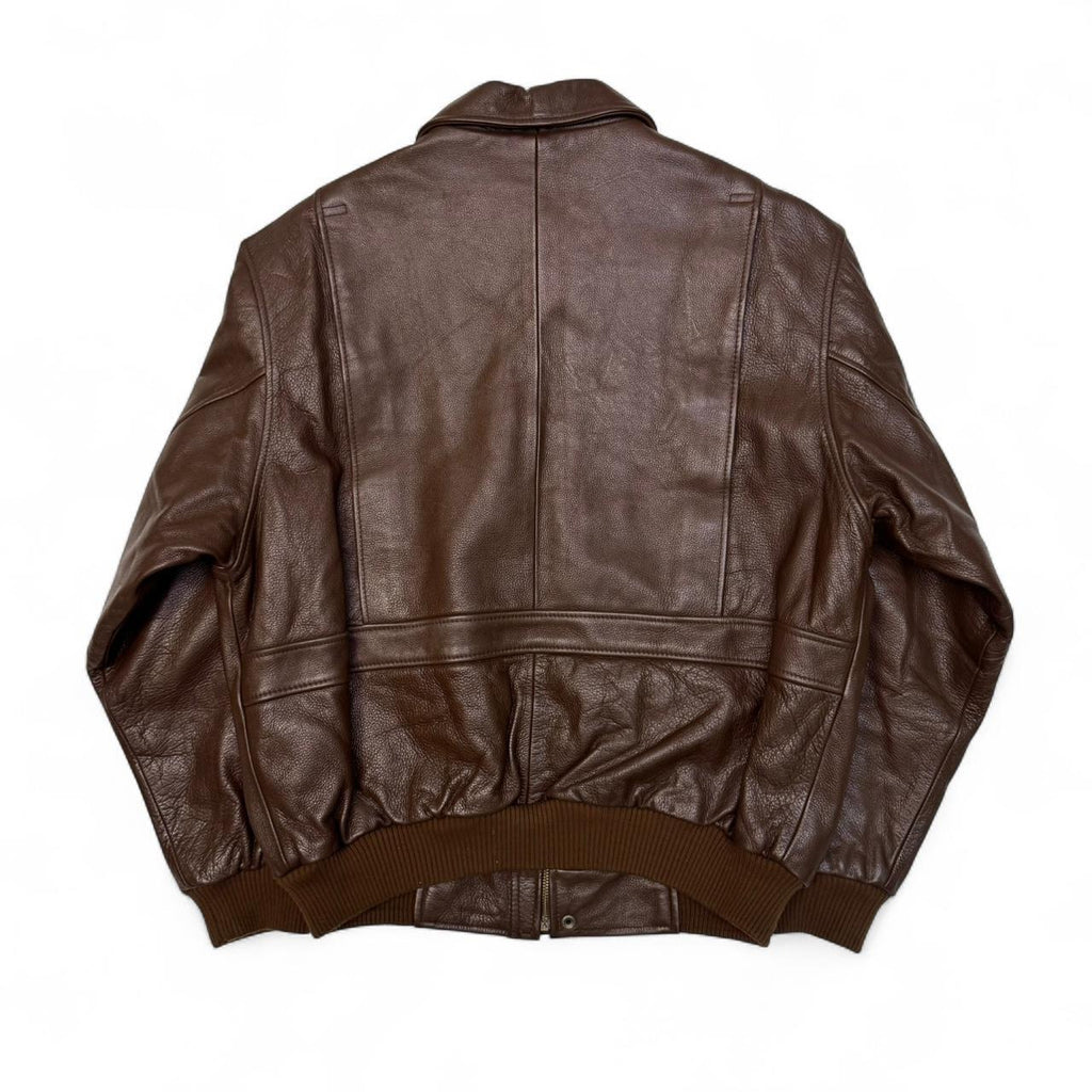 Vintage Guide Gear Leather Bomber Jacket (L)