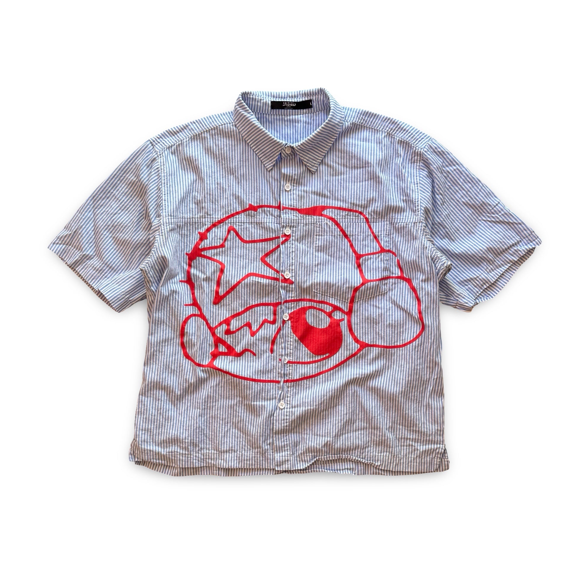 Jaded London Stereo Stripe Shirt (L)