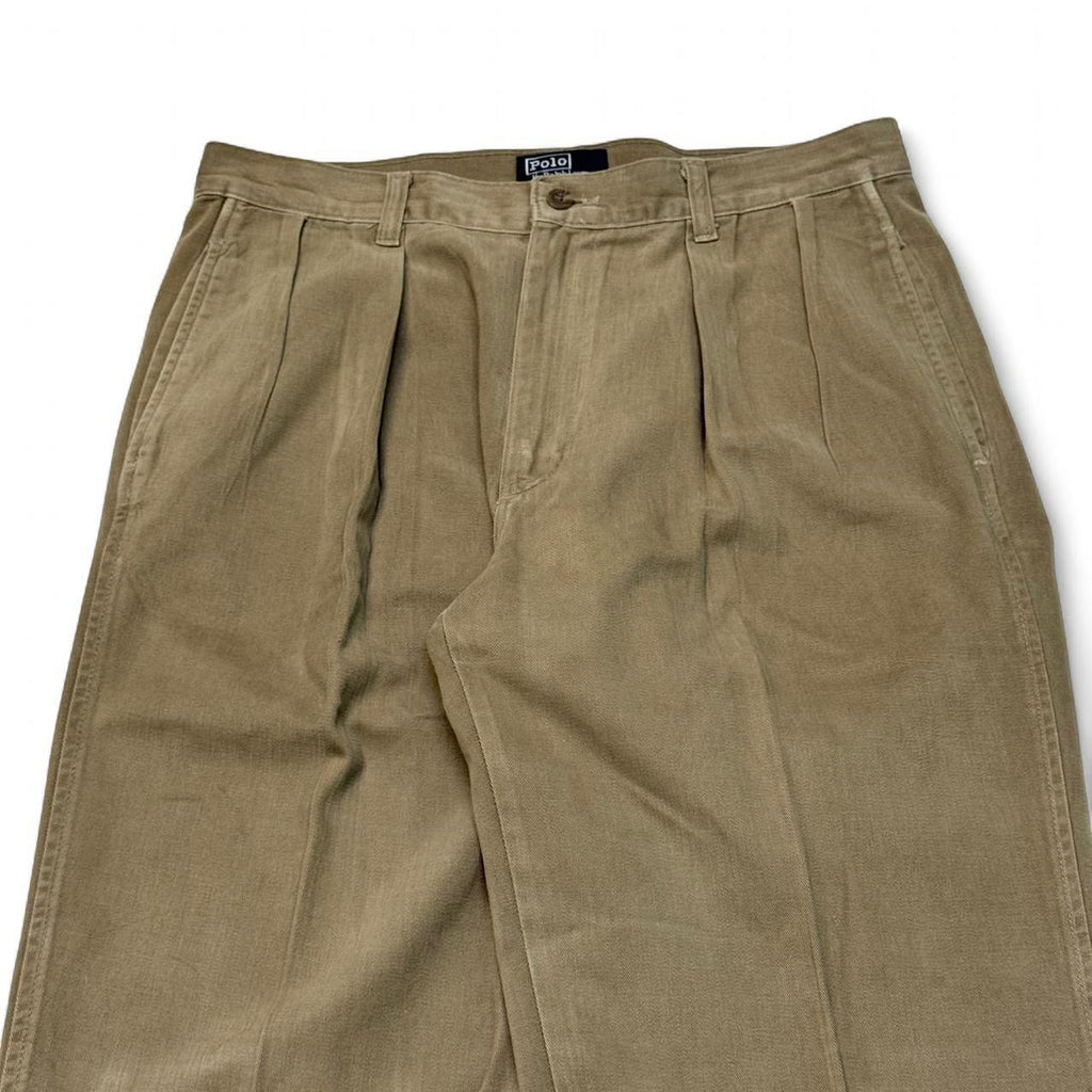 1970s US Made Polo Ralph Lauren Khaki Pants (32x34)