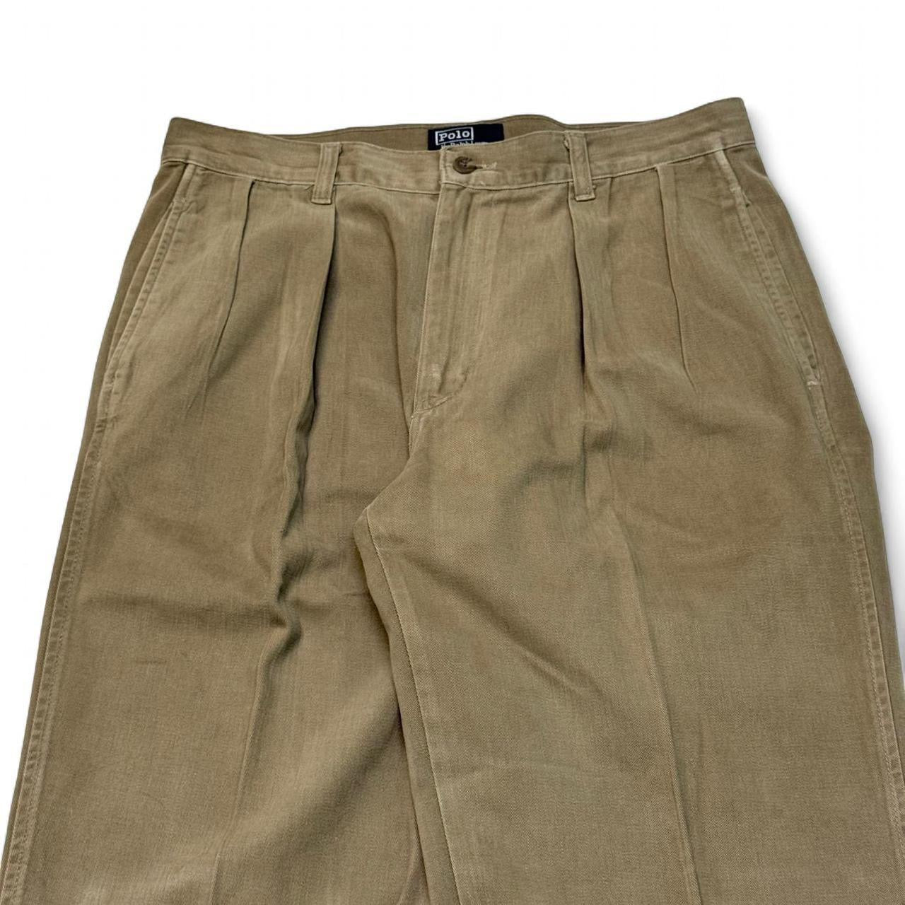 1970s US Made Polo Ralph Lauren Khaki Pants (32x34)