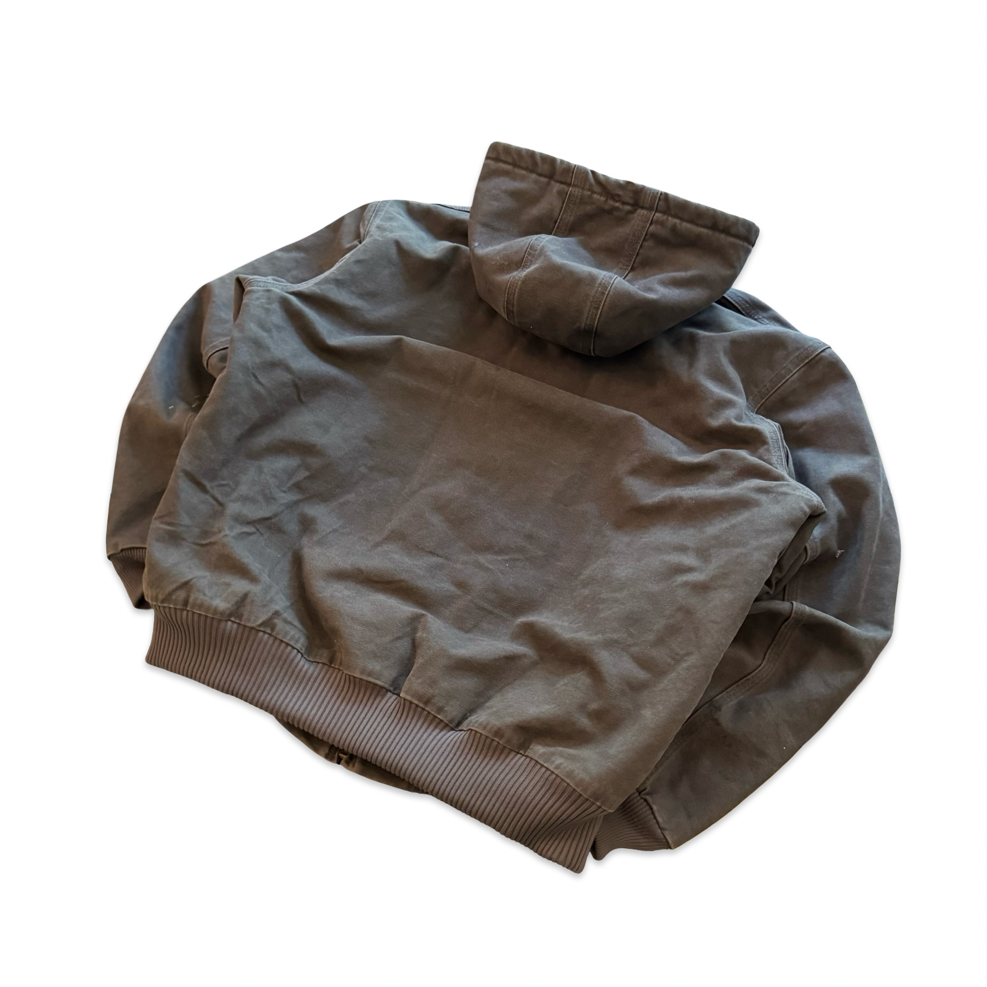 Grey Carhartt Hooded Jacket (L)