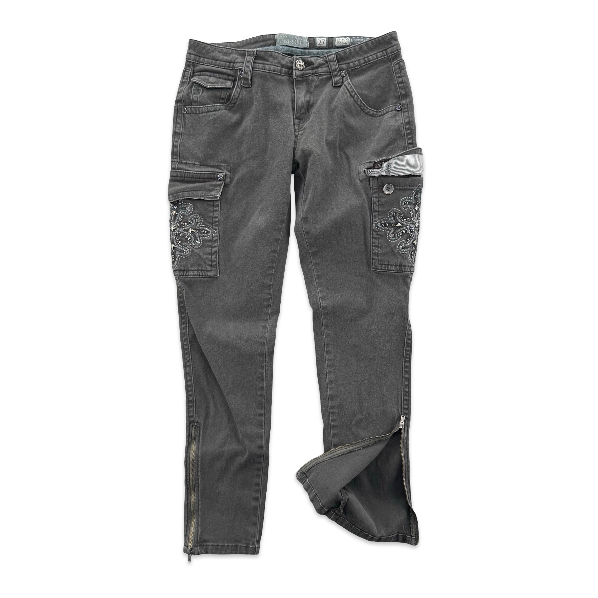 Grey Miss Me Cargos (28x27)