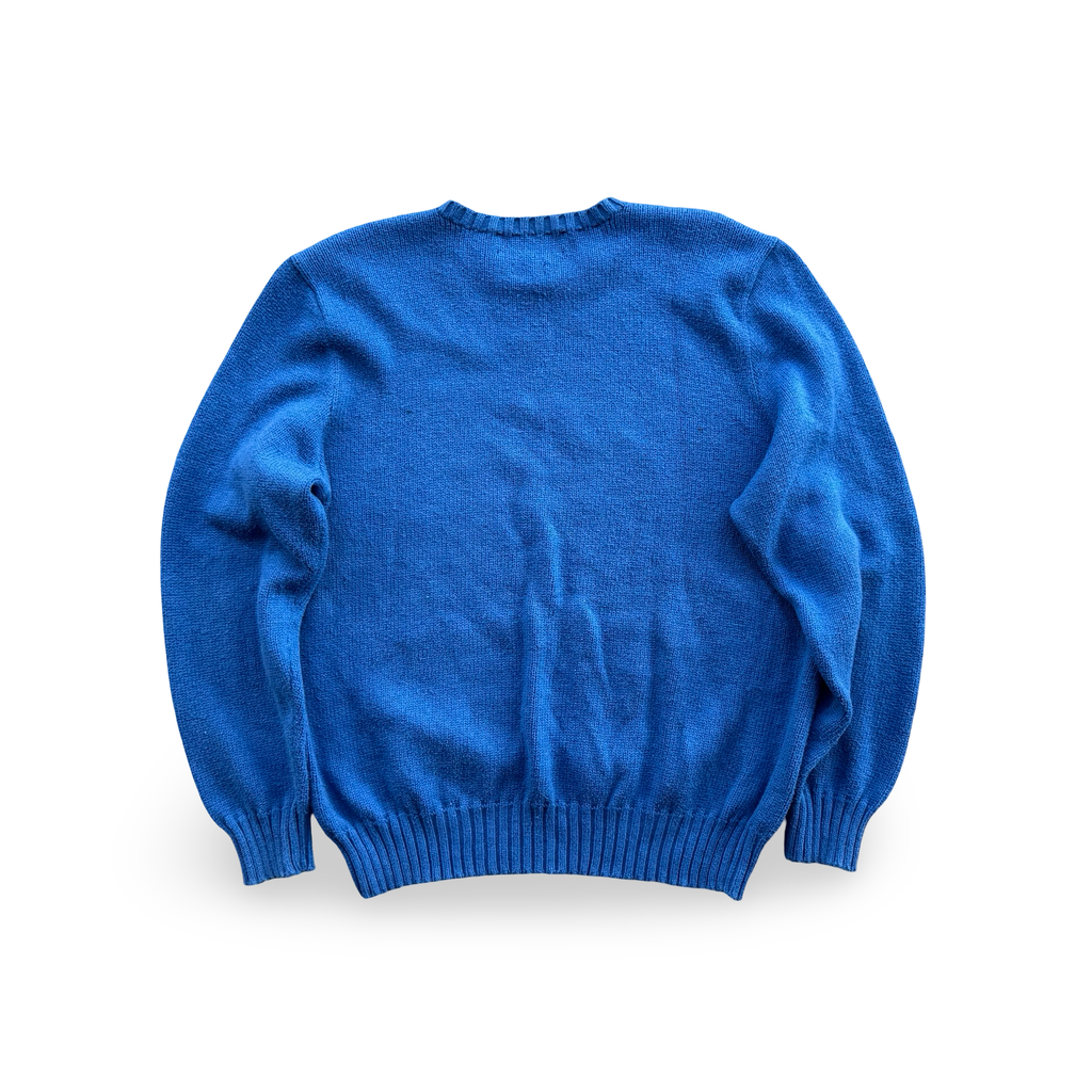 Vintage Blue Ralph Lauren Knit Sweater (L)