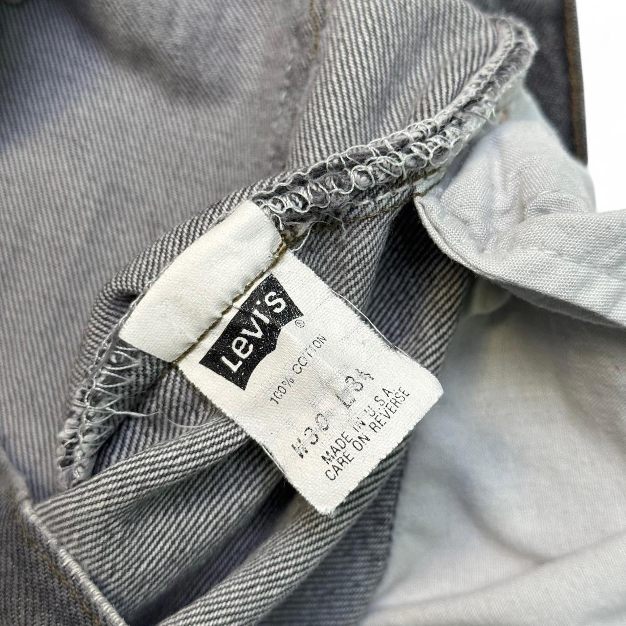90’s Faded Black Levi’s 501XX Jeans (30x30)