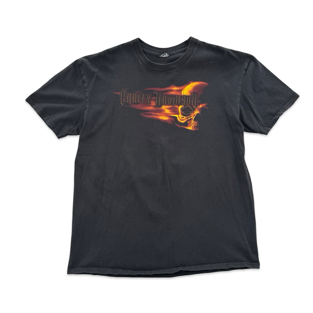 Harley Davidson Flaming Skull Tee (XL)