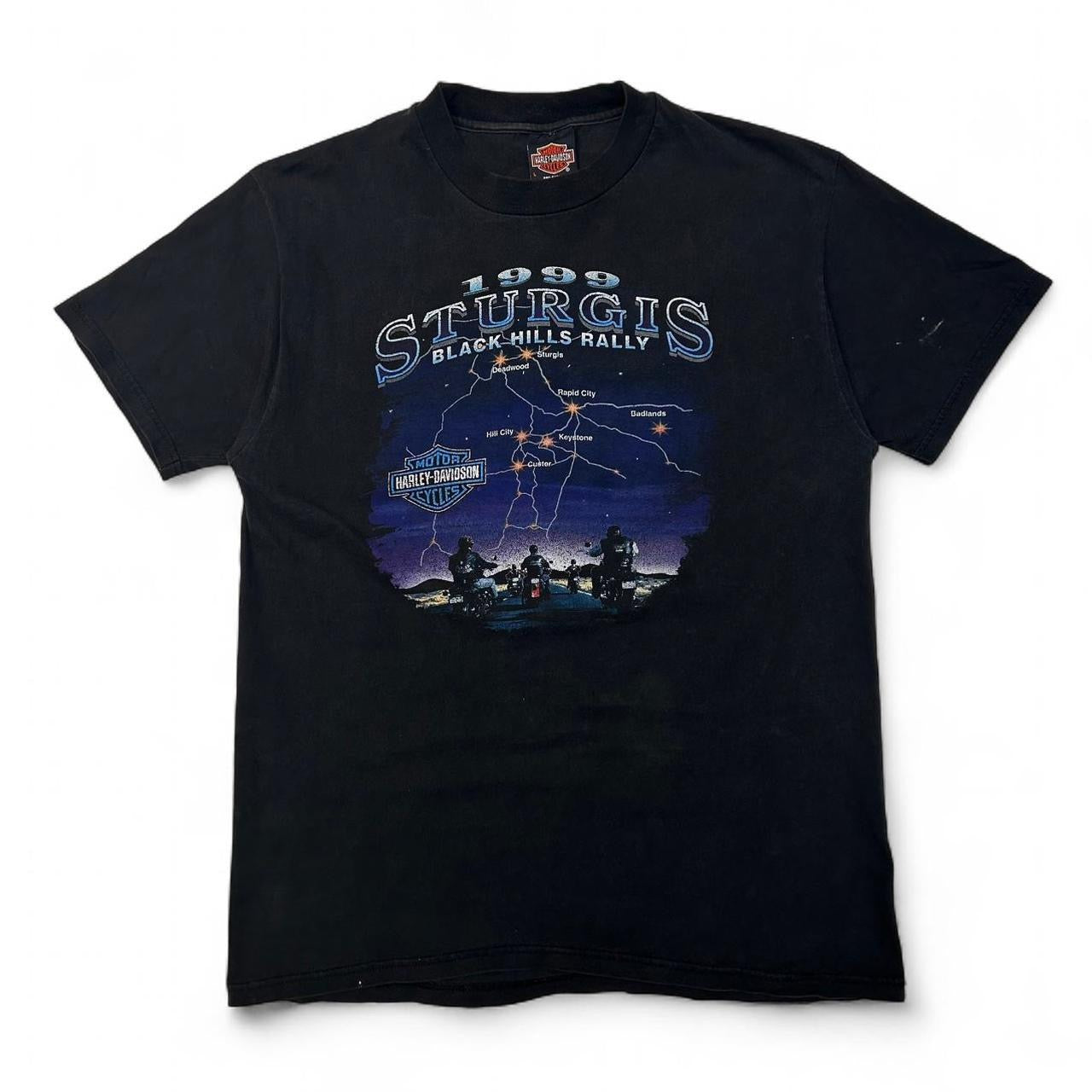 1999 Sturgis Black Hills Rally Harley Davidson Tee (L)