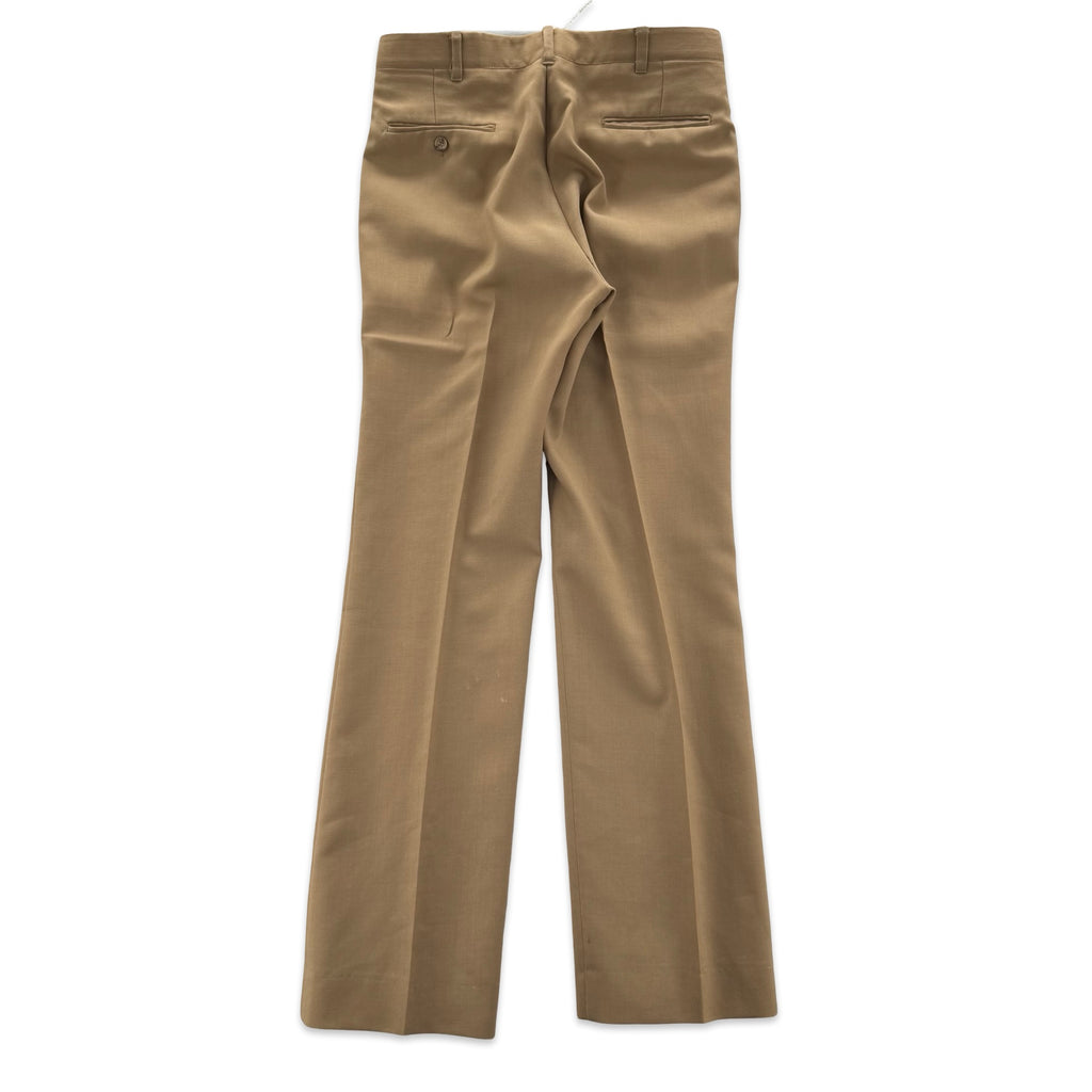 70’s Tan Pleated Trousers (32x34)
