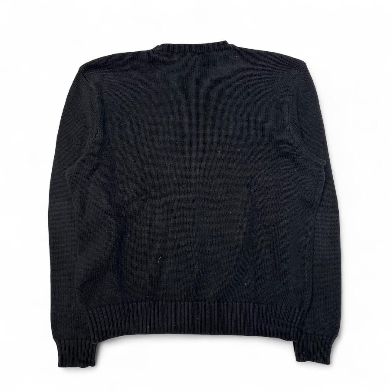 Vintage Purple Pony Polo Ralph Lauren Knit Sweater (XL)