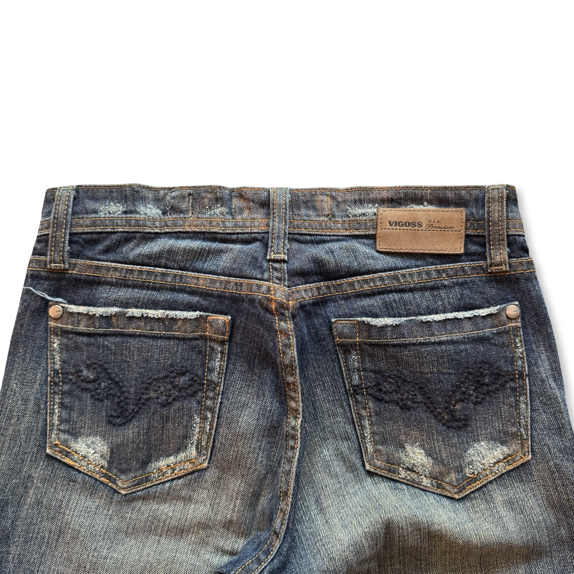 2000s Vigoss Embroidered Jeans (28x32”)