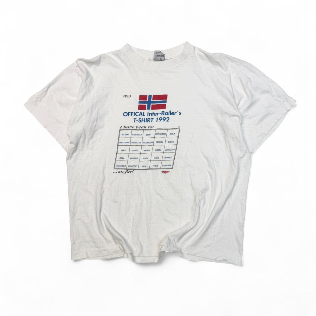 1990s Norway Inter Railers Tourist Tee (XL)