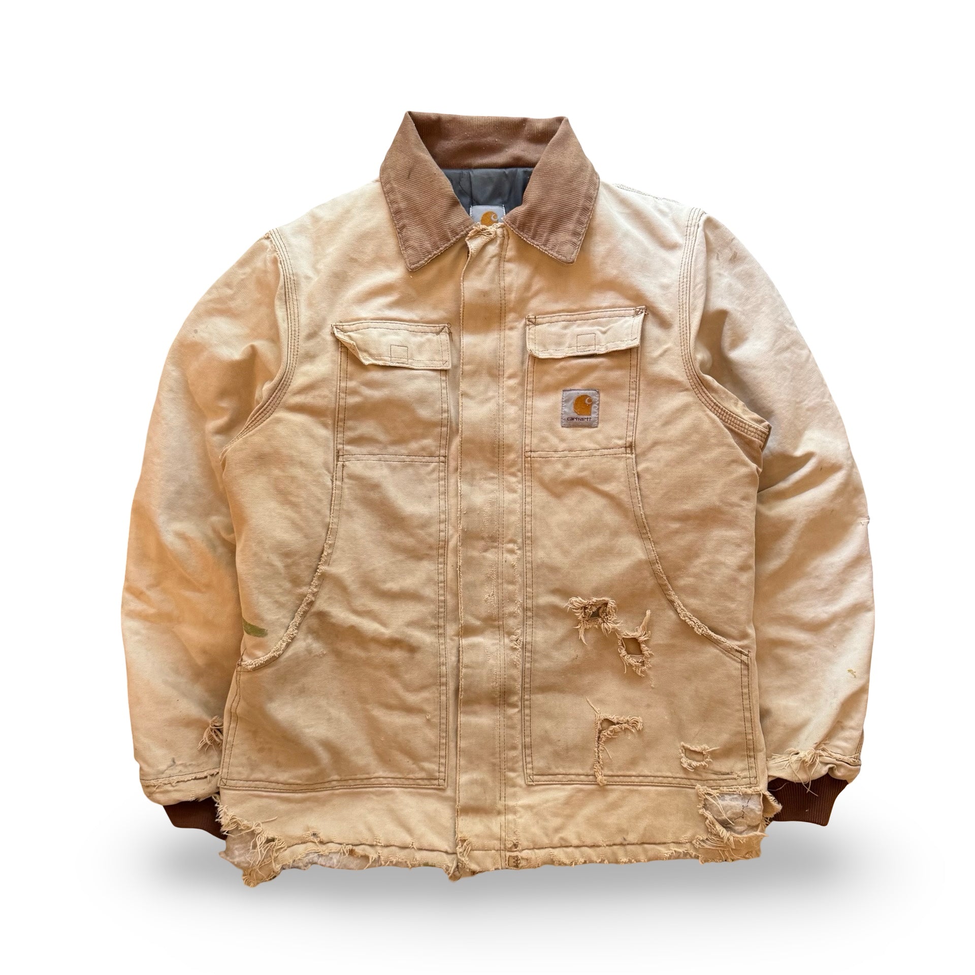 90s Thrashed Carhartt Chore Jacket (L)