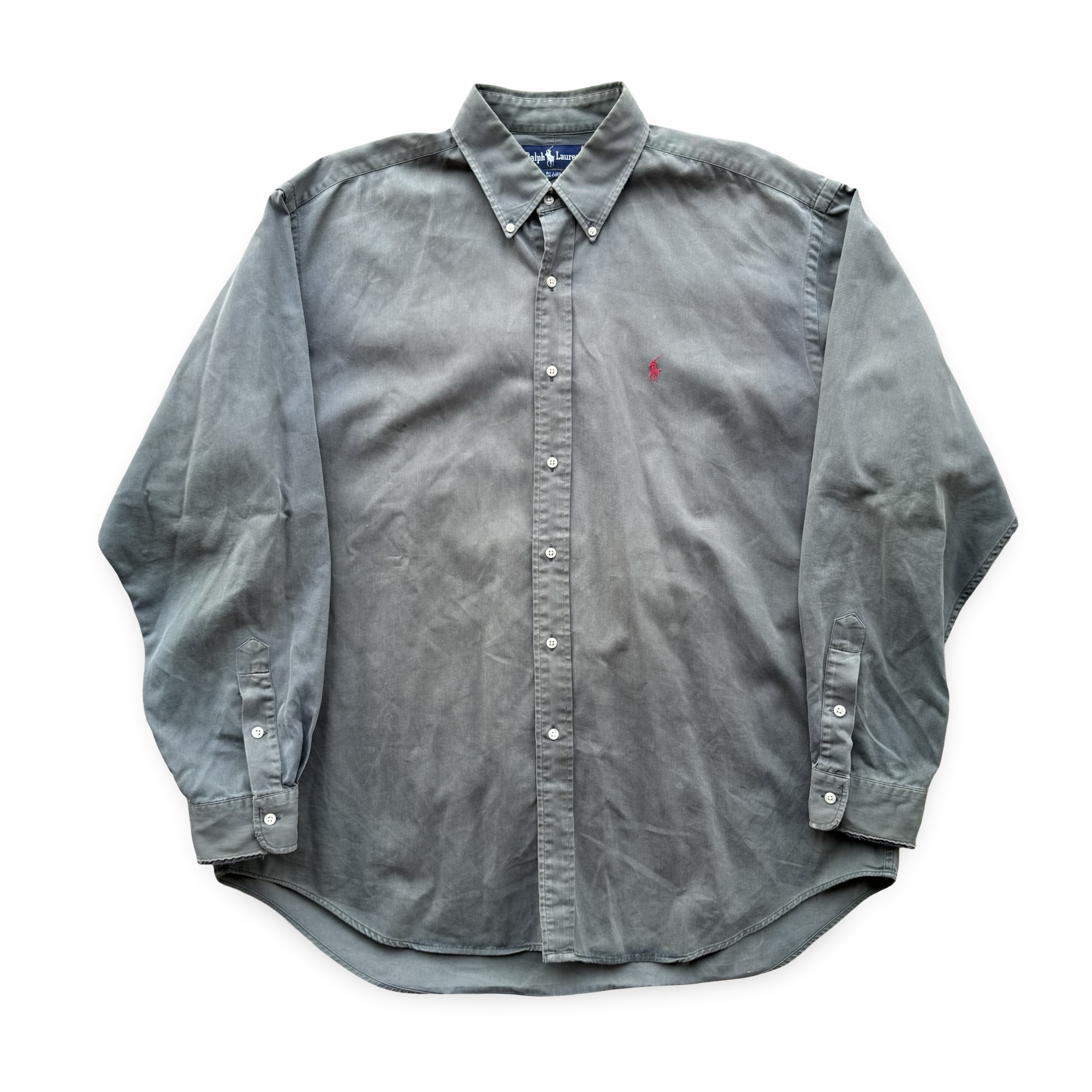 Vintage Distressed Ralph Lauren Button Up (XL)