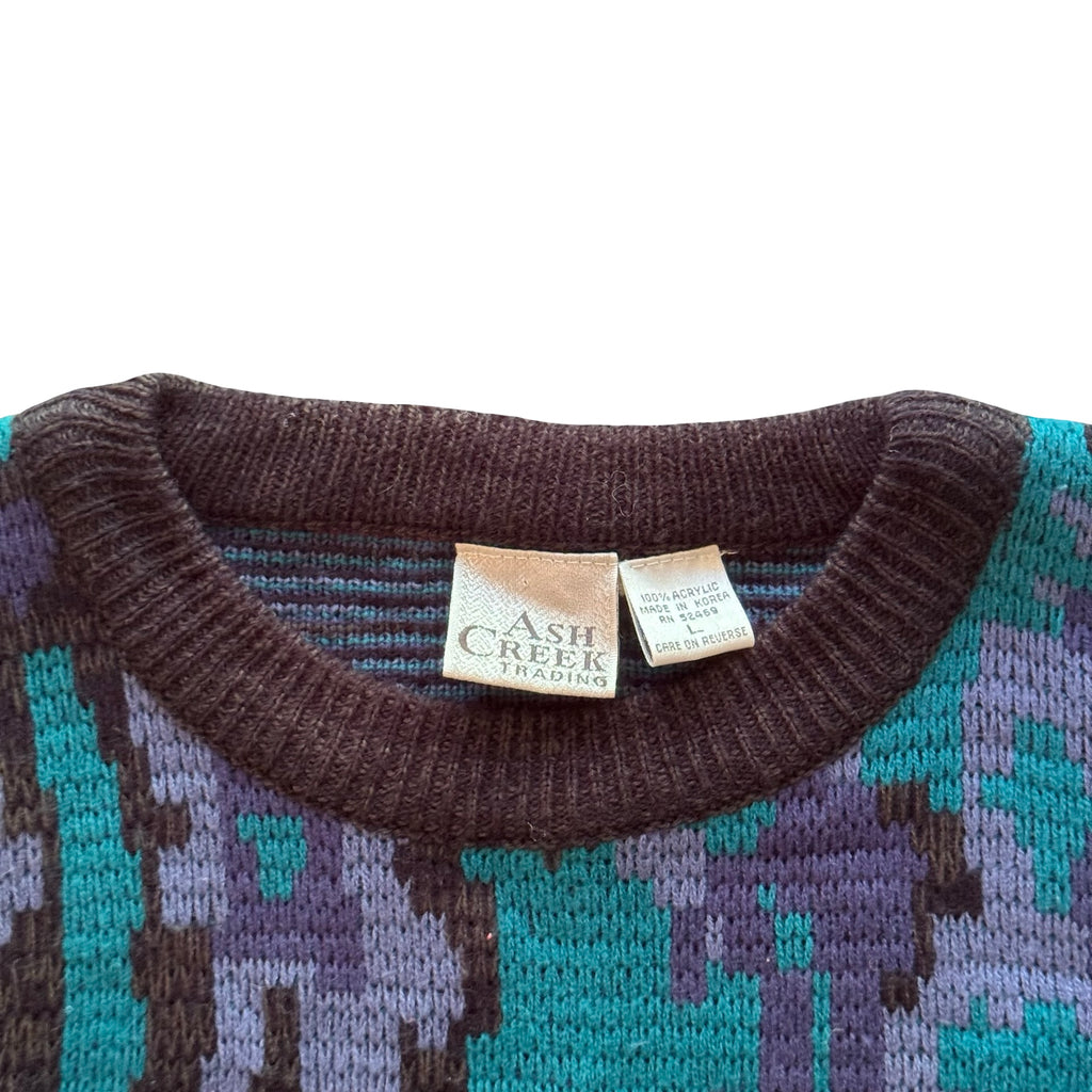 90s Ash Creek Knit Sweater (L)