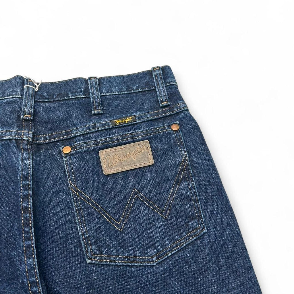 Wrangler Straight Fit Blue Jeans (30x32)