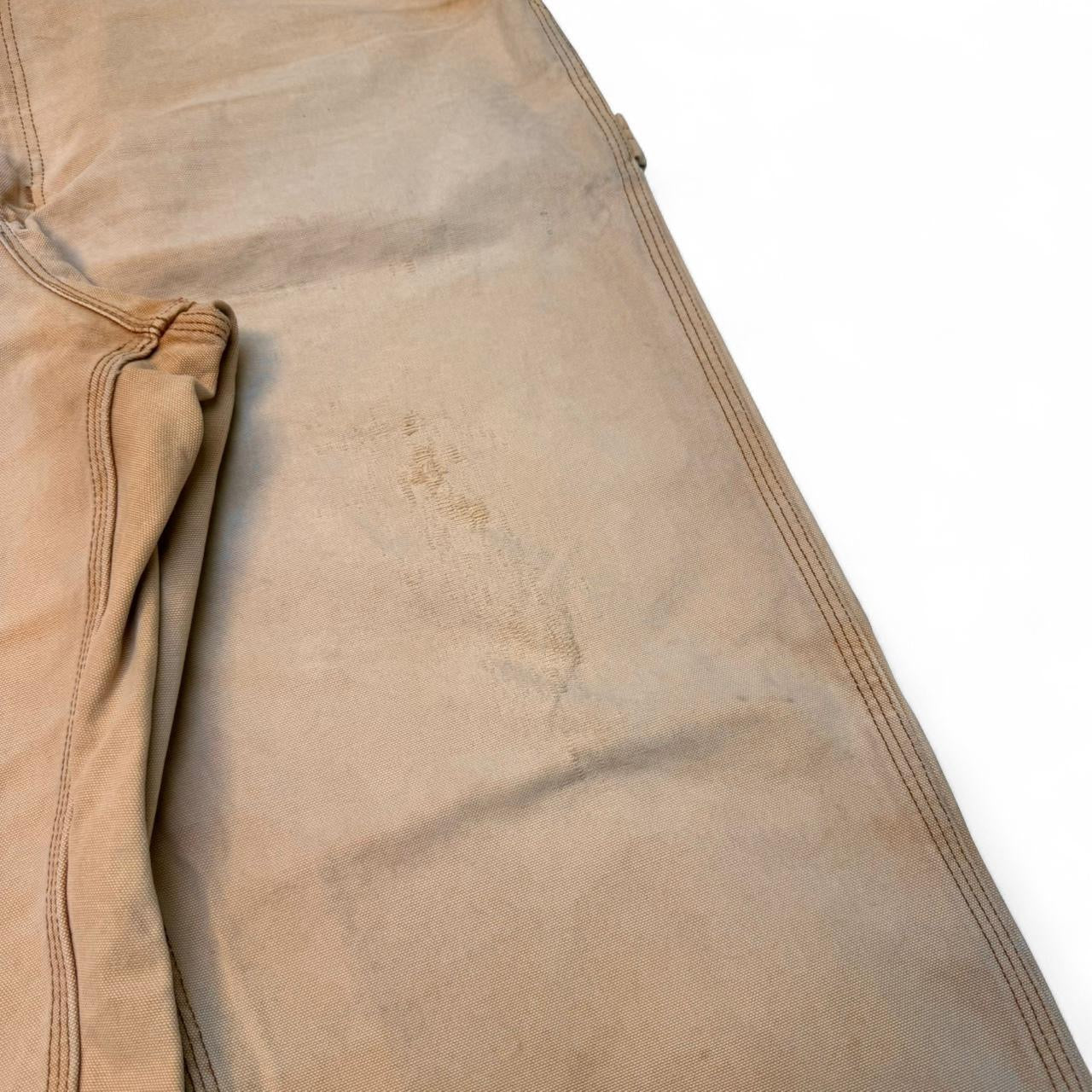 Vintage Sun Faded Tan Carhartt Carpenters (40x30)