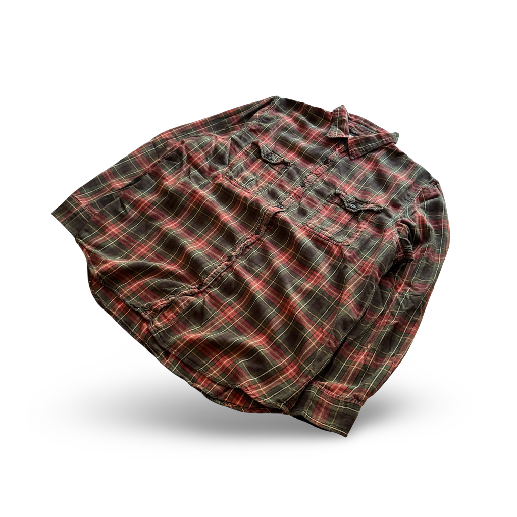 2000s Denim & Supply Ralph Lauren Plaid Shirt (XL)