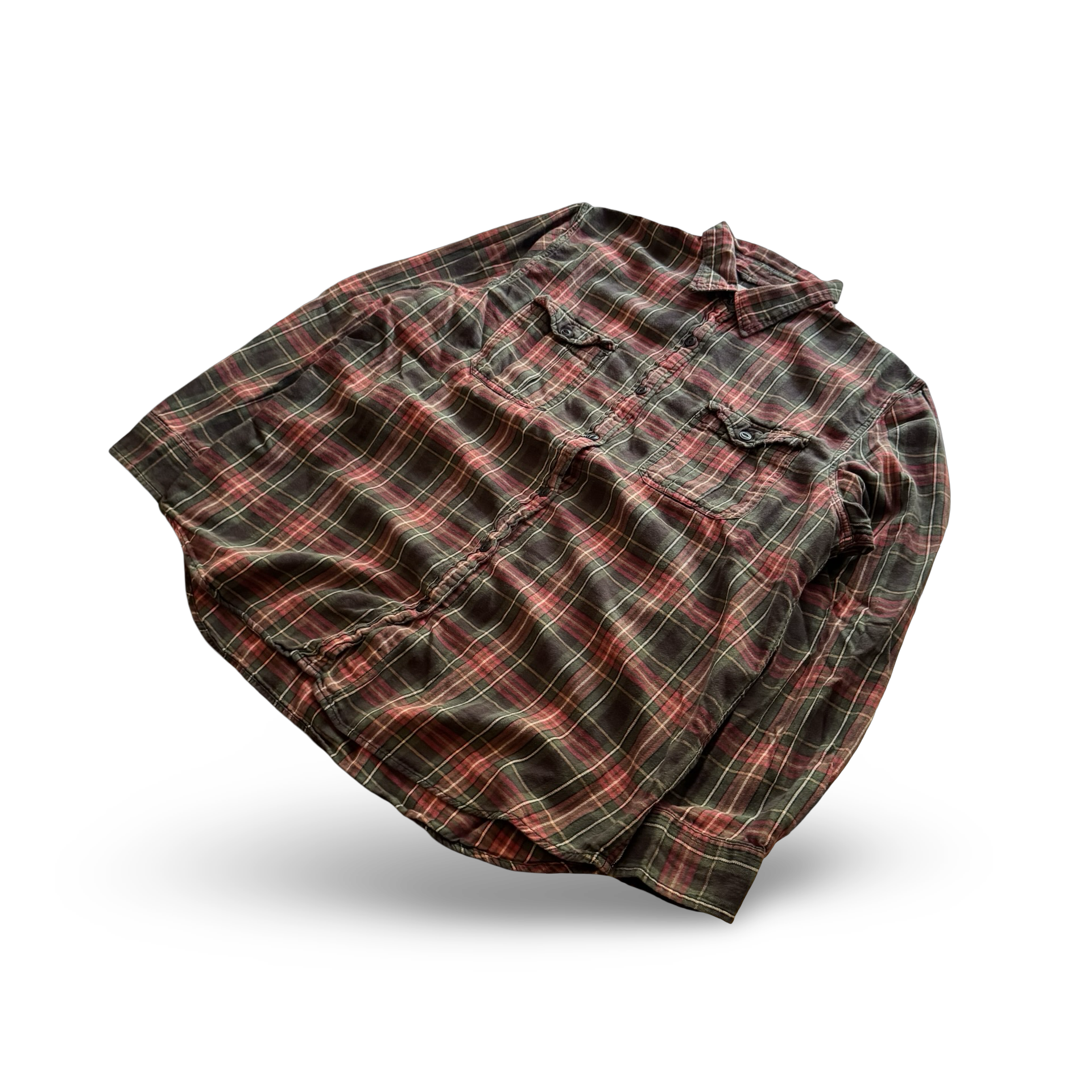 2000s Denim & Supply Ralph Lauren Plaid Shirt (XL)